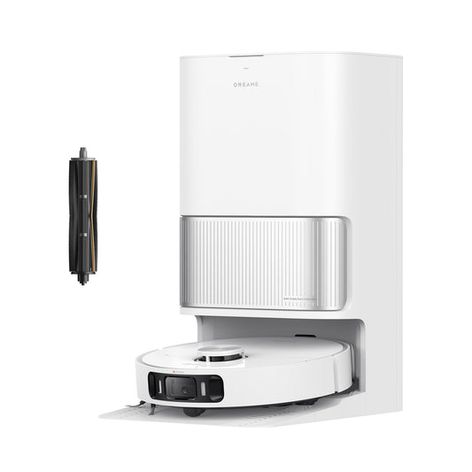 dreame L40 Ultra AE vacuum robot with wiping function, 19,000 Pa suction power, many brushes and a flexible mop, wet and dry dirt, the all-in-1 dock empties dust