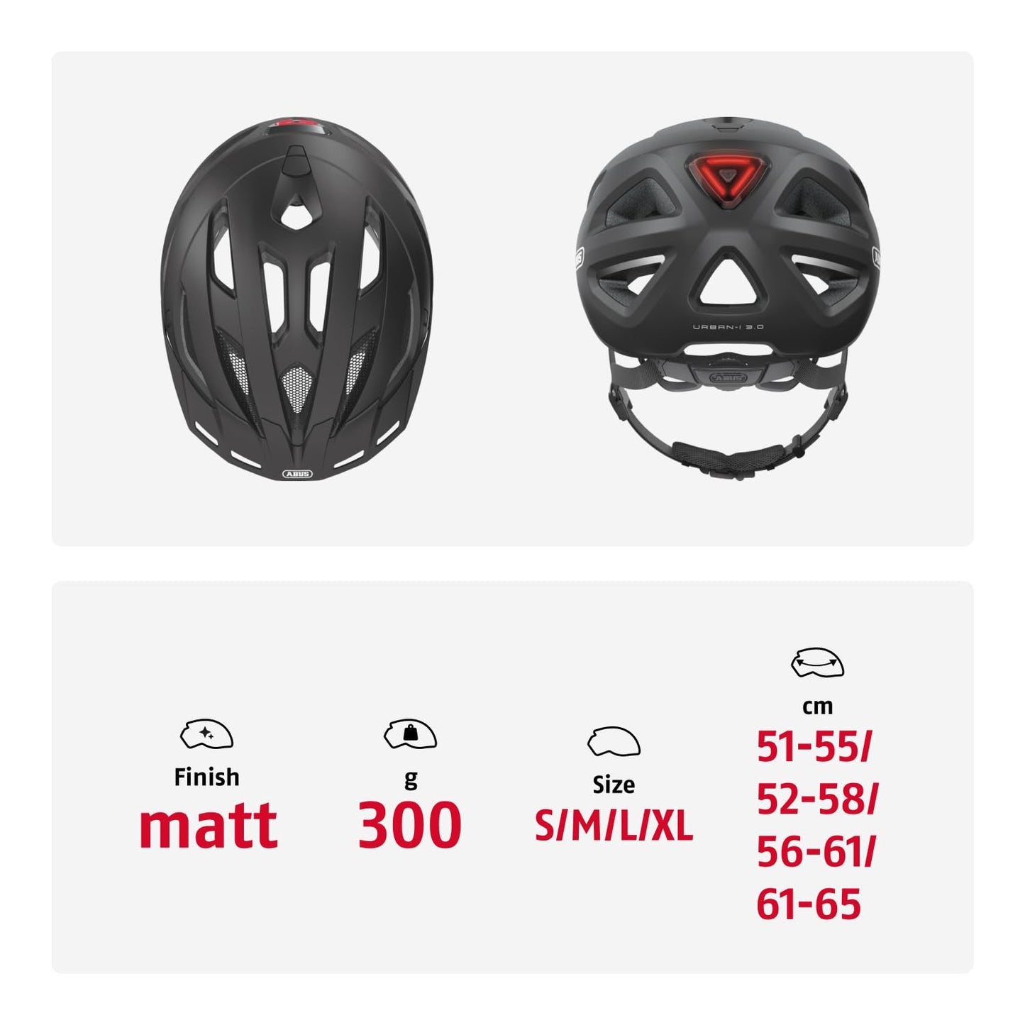 ABUS Urban-I 3.0 helmet black - 86852