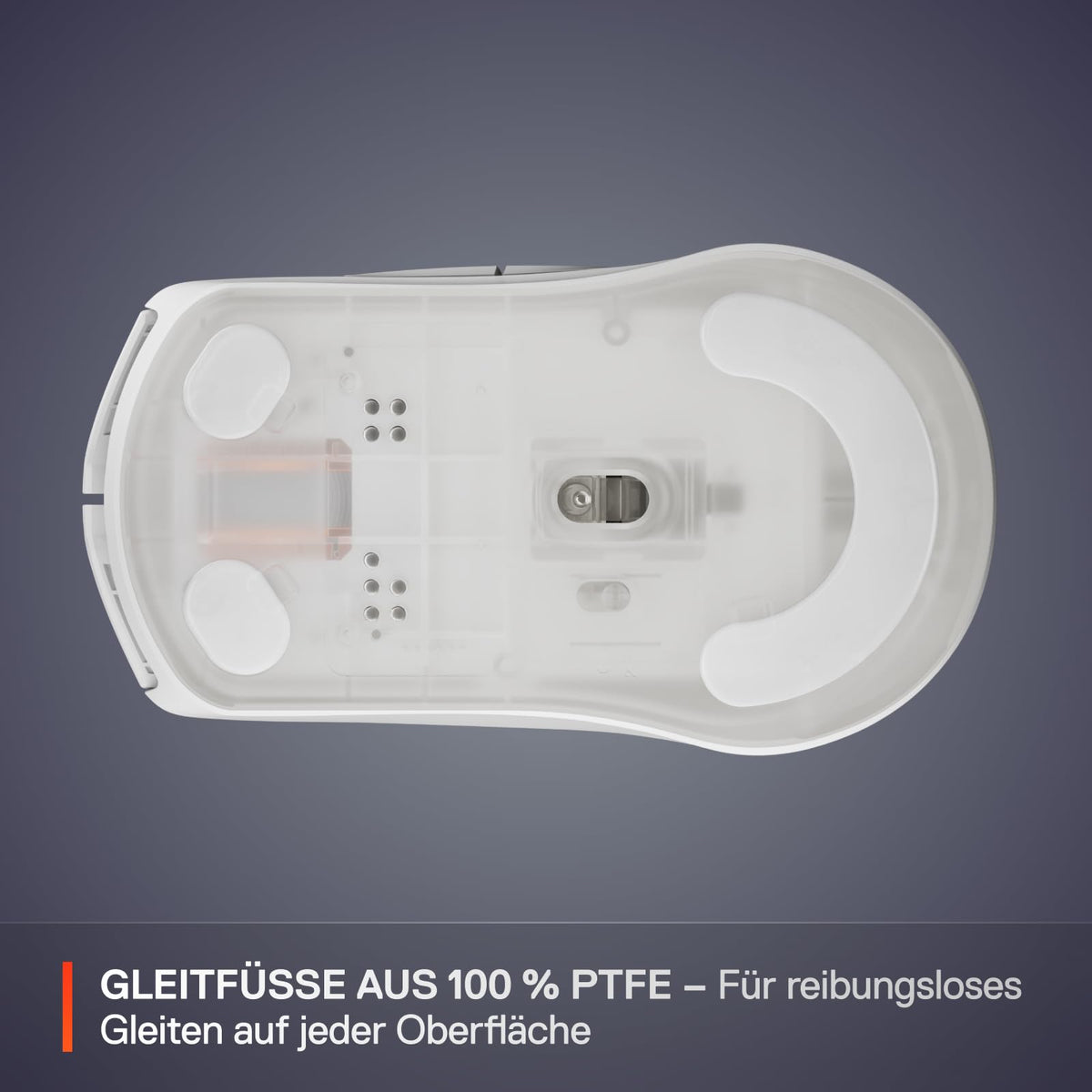 SteelSeries Rival 3 Wireless Gen 2 Gaming Mouse – 2.4 GHz and Bluetooth – 18,000 DPI TrueMove Air Optical Sensor – 60 Million Clicks Guaranteed – Ultra-Lightweight – PTFE Glide Feet - White - 62524