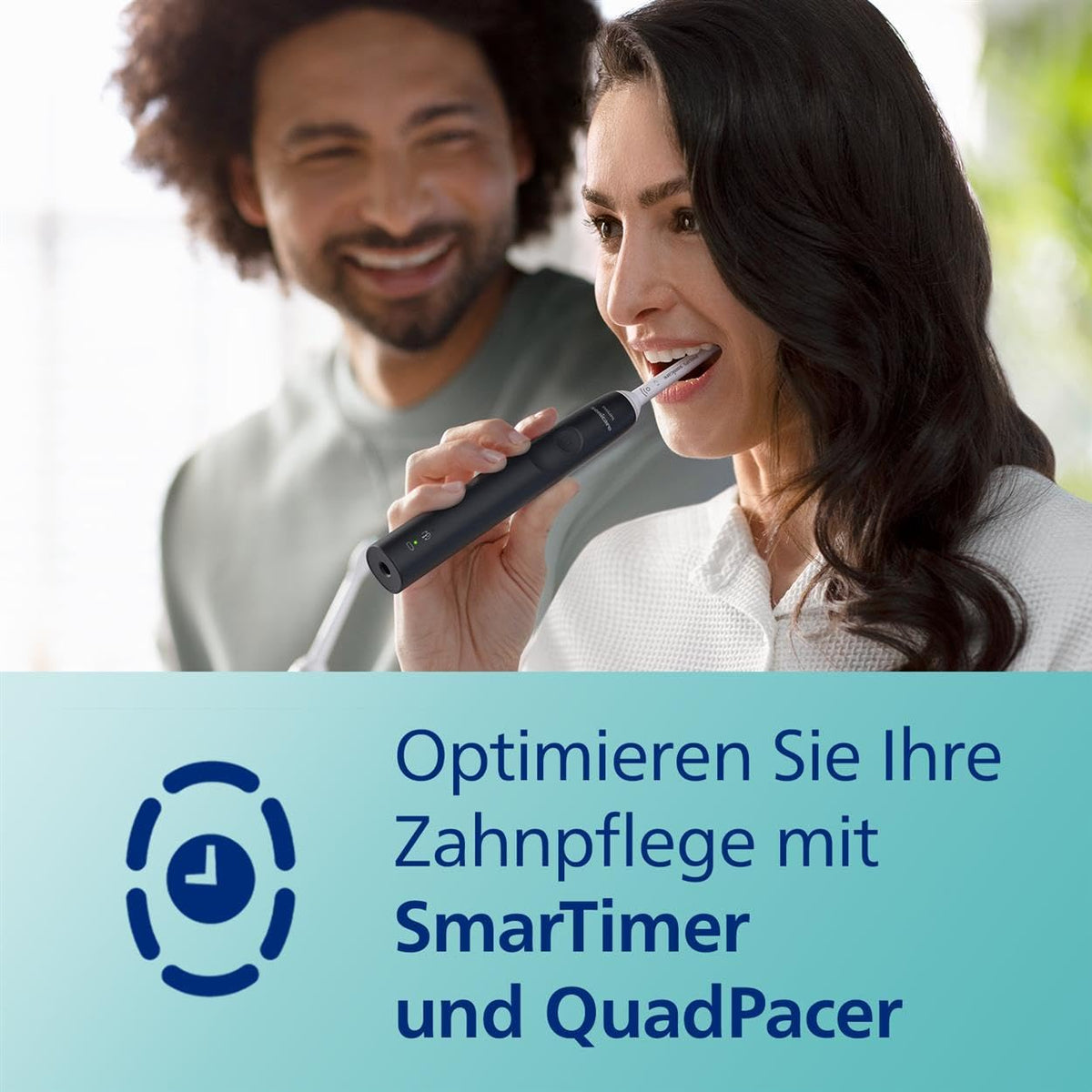 Periuță de dinți electrică Philips Sonicare 3100, periuță sonică, control al presiunii și cronometru, negru, HX3671/14
