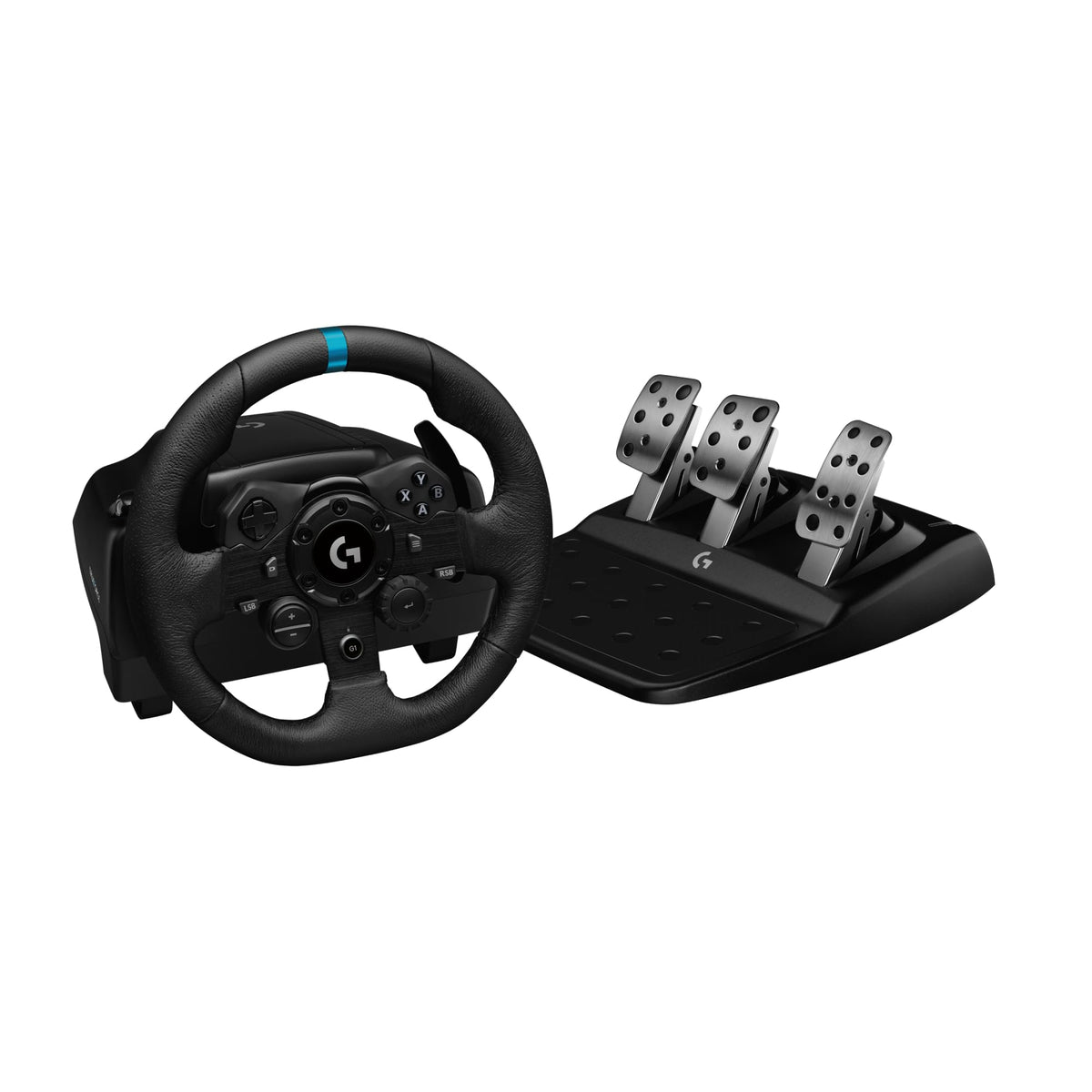 Logitech G G923 Racing Wheel and Pedals for PC - Black - 941-000346