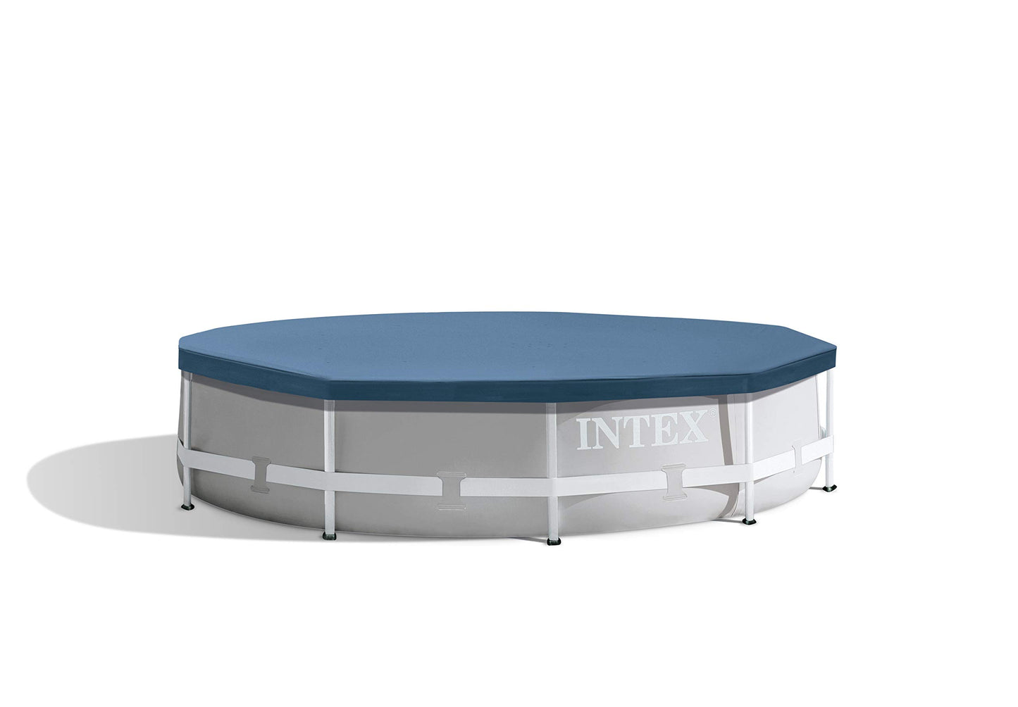 Intex Round Pool Cover - Pool tarpaulin - For Metal and Prism Frame Pool 58108 Blue 10 ft - 28030