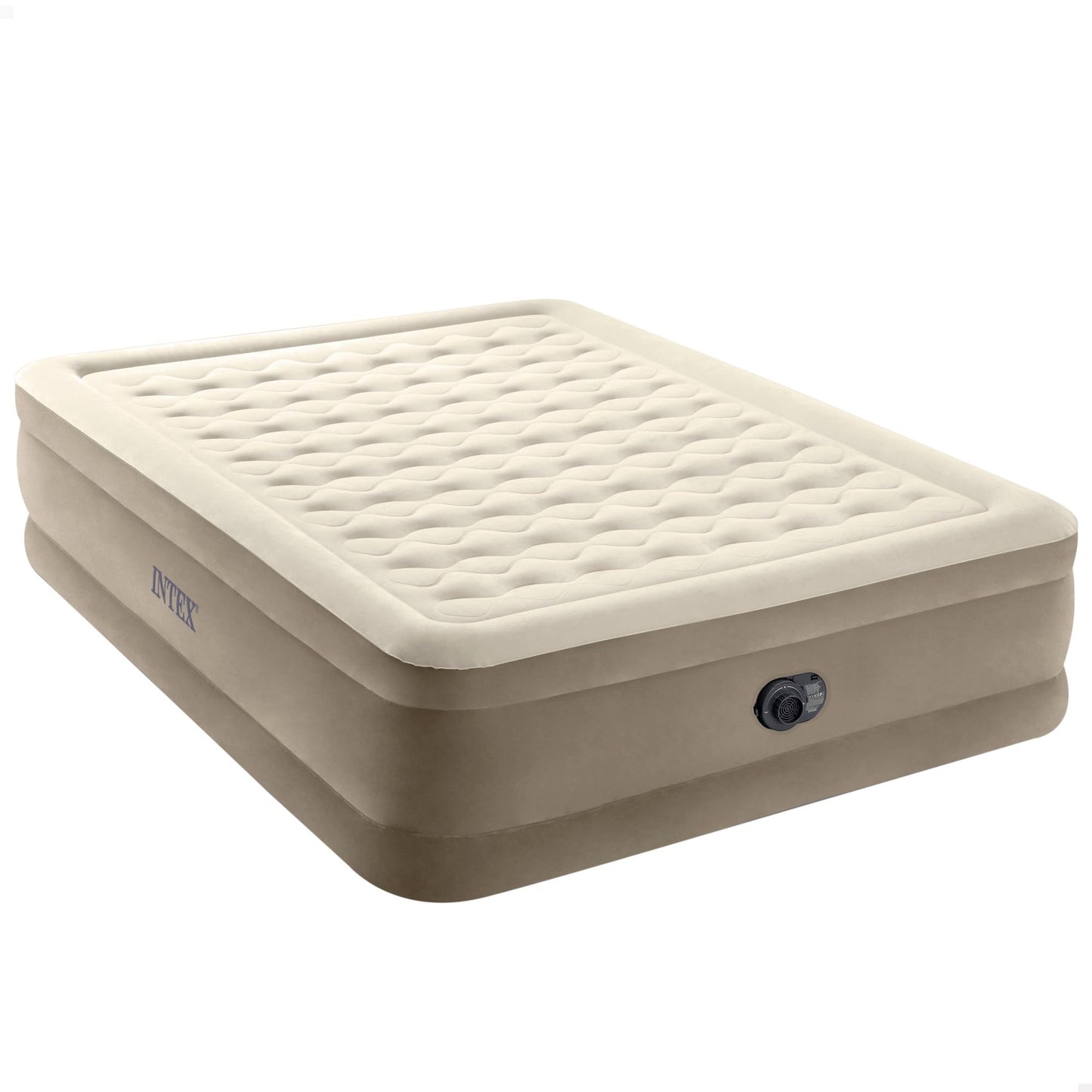 Intex Queen Ultra Plush Air Bed with Fiber-Tech RP Inflated Size: 152cm x 203cm x 46cm (64428ND)