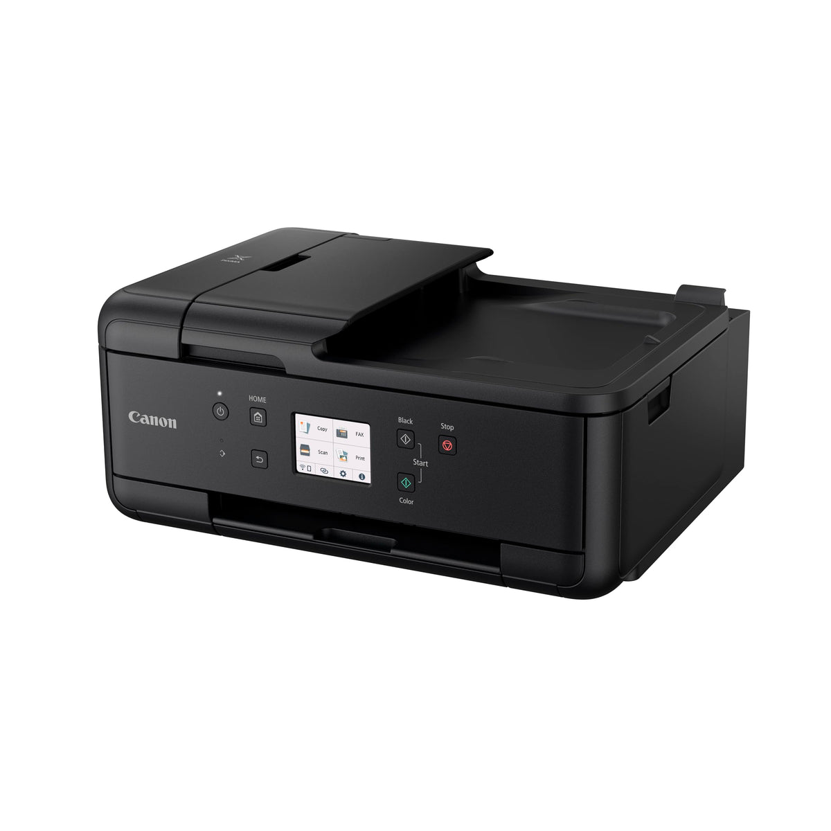 Canon PIXMA TR7650 Multifuncțional - Imprimantă color cu jet de cerneală A4 4 în 1 (Scanner, Copiator, Imprimantă wireless, Fax, Cloud Link, ADF, WLAN, LCD, 4800 x 1200 DPI, AirPrint & Mopria)