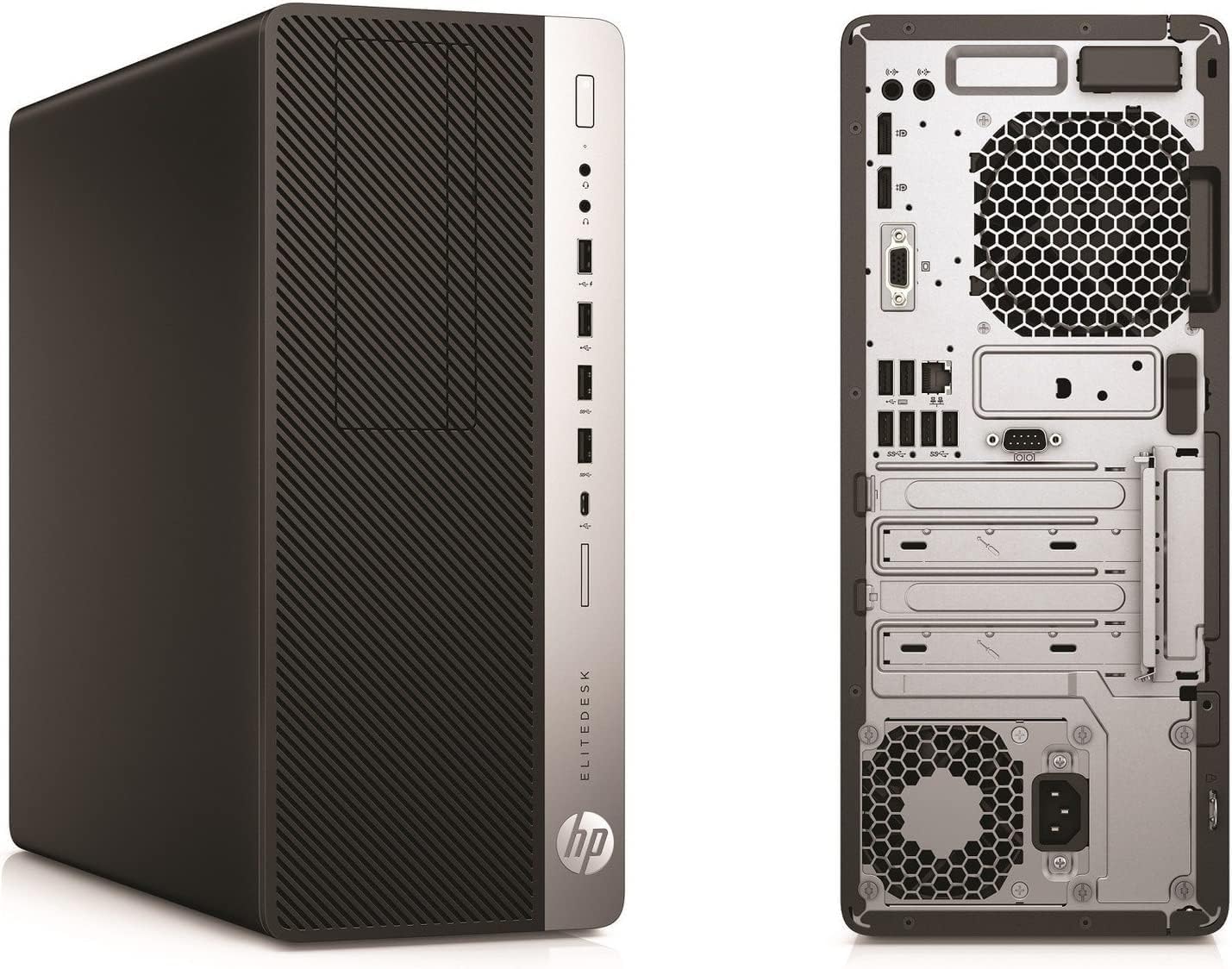 HP EliteDesk 800 G3 SFF Desktop Computer PC, Intel Core i5-7500, 8GB RAM, 256GB SSD, WiFi, Bluetooth, US QWERTY Keyboard, Windows 11 Pro (Refurbished)