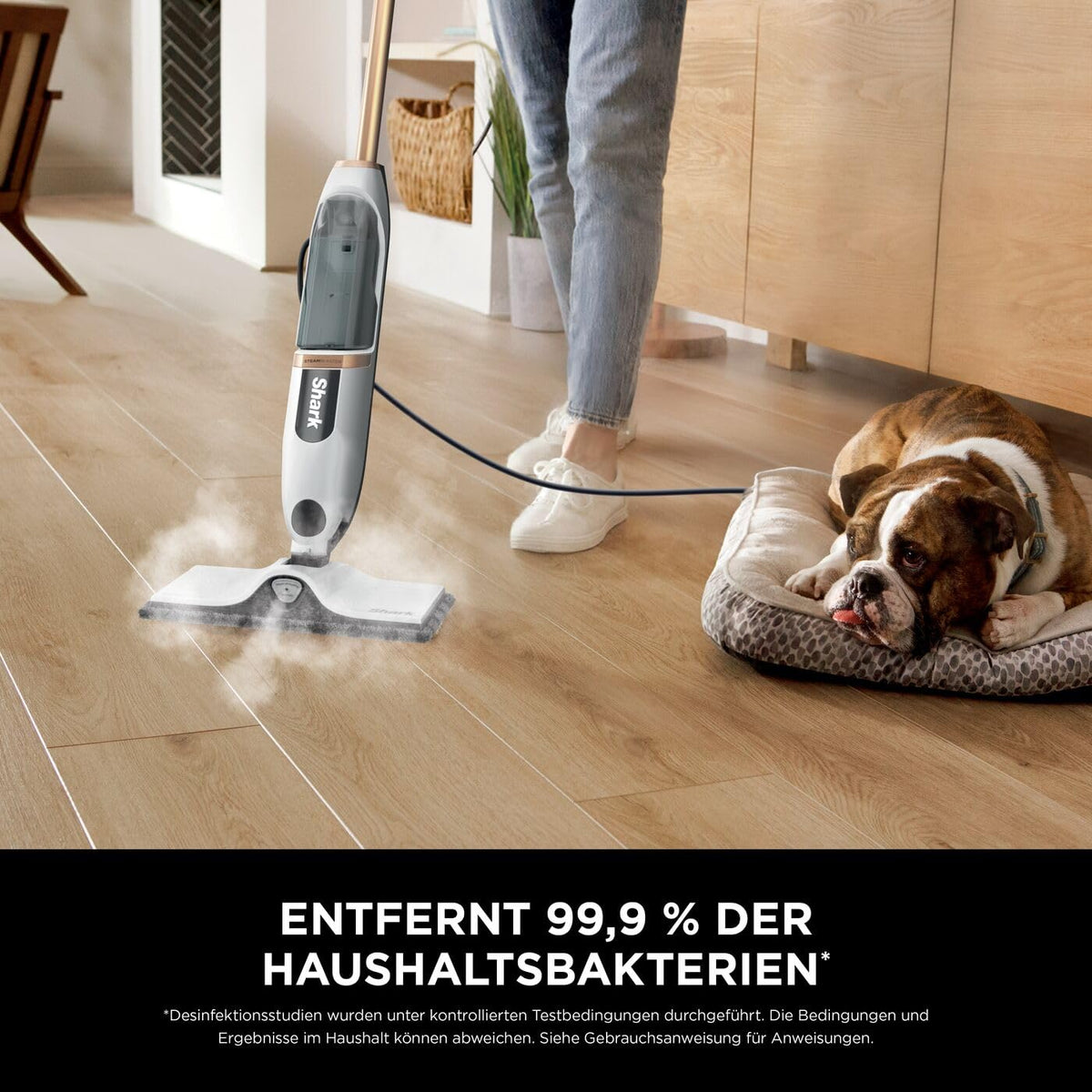 Shark SteamSpot with Steam Blaster Technology for Hard Floors, Copper S2001EU