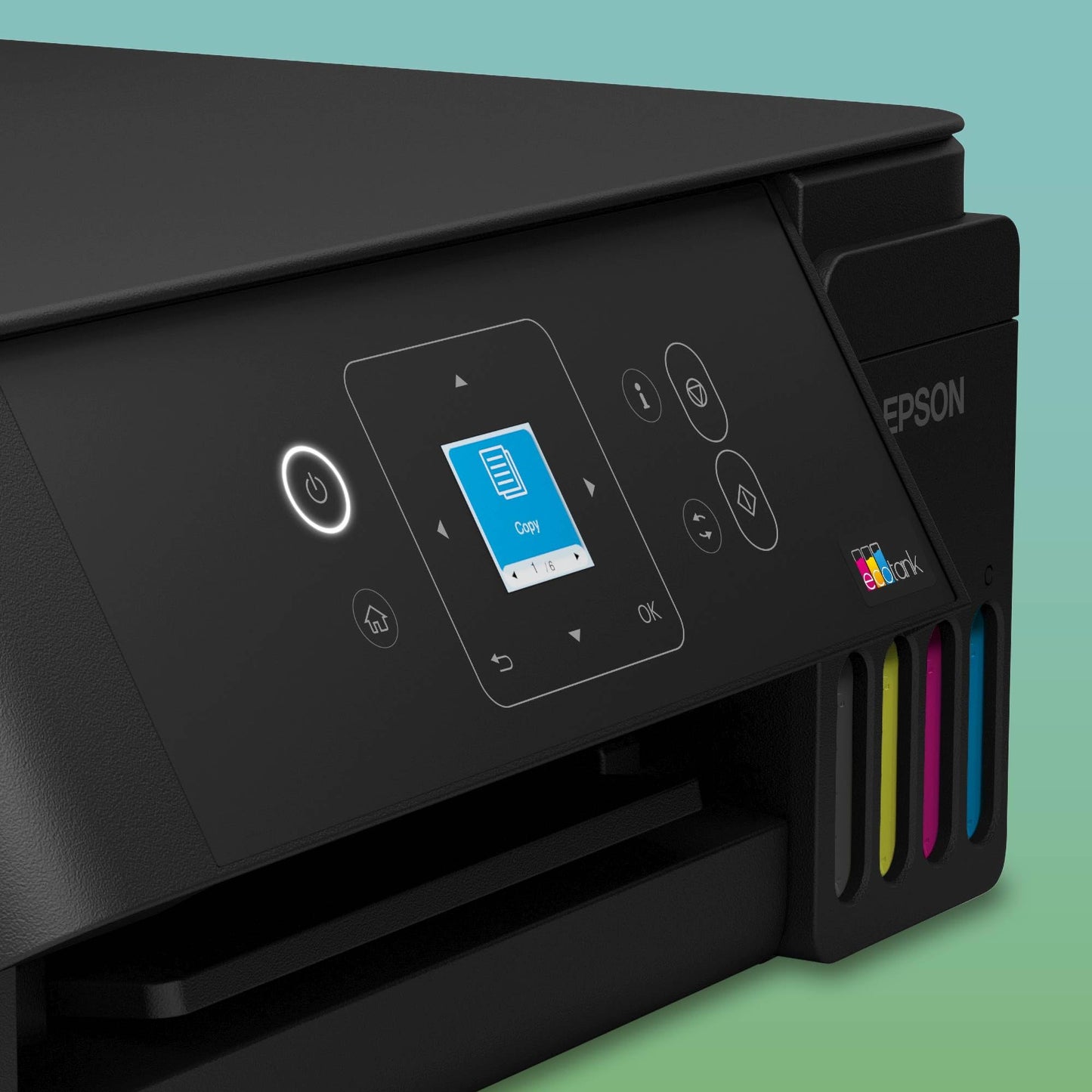 Epson EcoTank ET-2922 | For busy households | Wi-Fi | A4 | Print, Copy, Scan | LC display | AirPrint compatible | Compact | Contains up to 3 years of ink