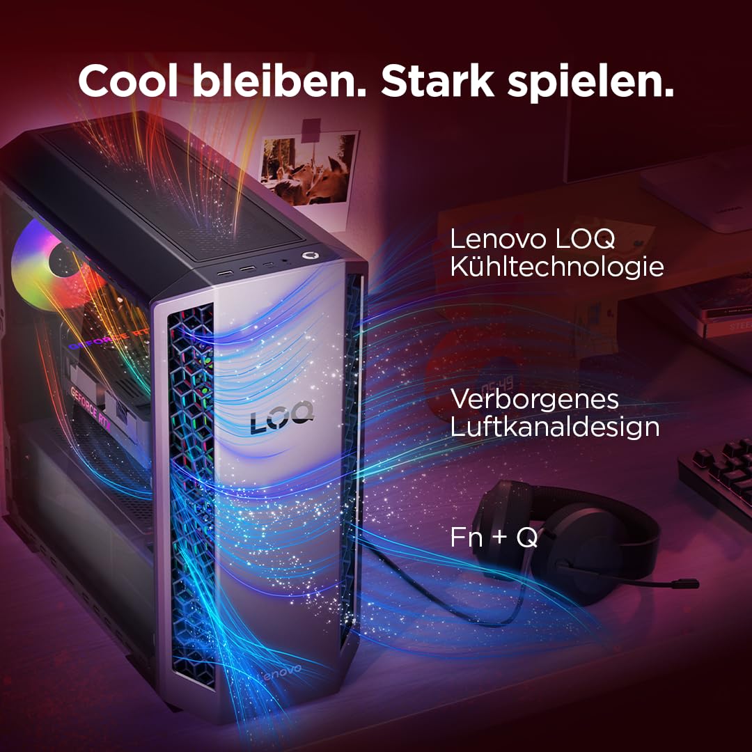 Lenovo LOQ Tower PC | Ryzen 7 | 16GB RAM | 512GB SSD | 26L - 91DF00BFGF