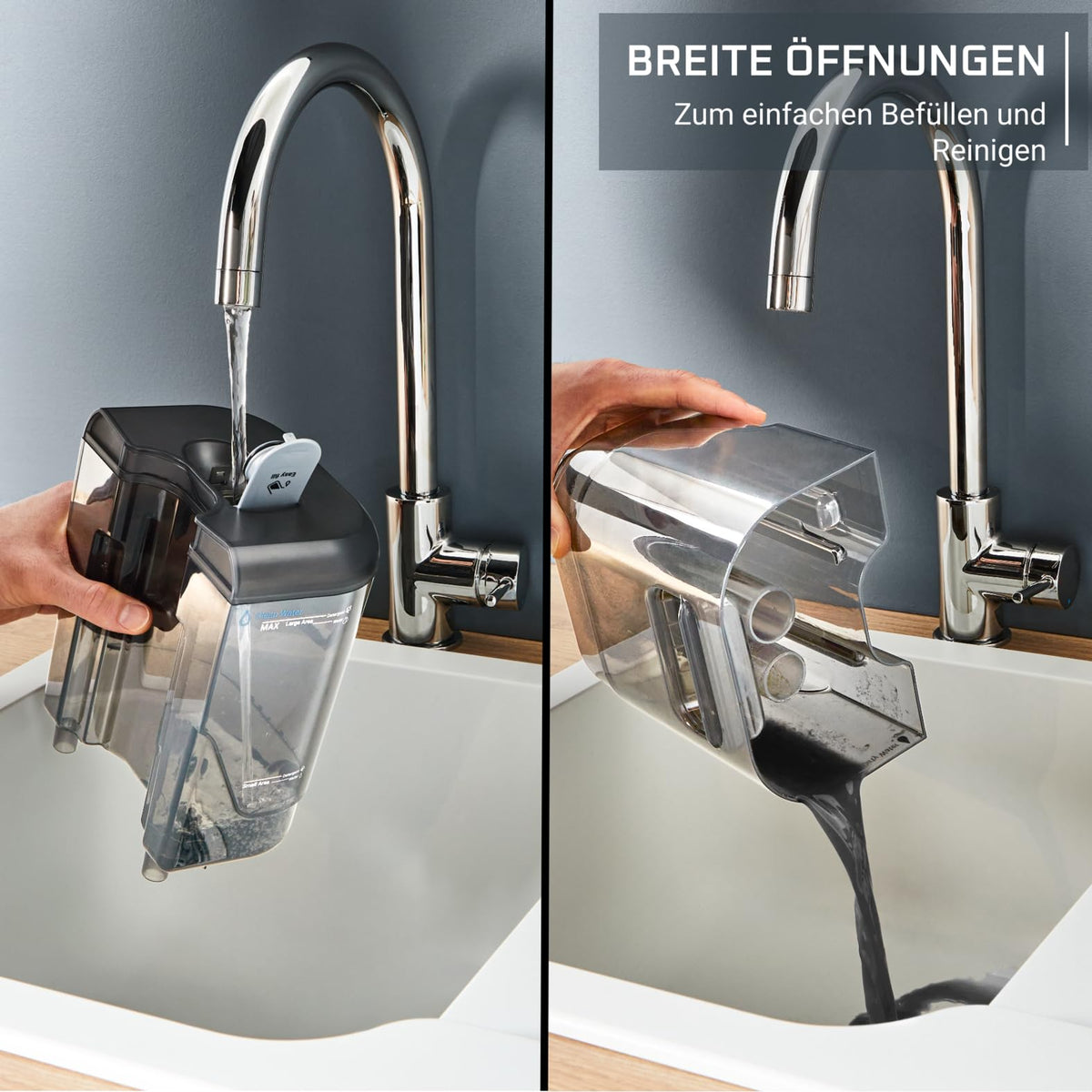 Rowenta Clean It Fleckenreiniger, curățător portabil pentru covoare, curățare rapidă și ușoară, rezervor detașabil de 2.3 litri, capete de curățare interschimbabile, 750 Watt, Verde, Negru, IN5020F0