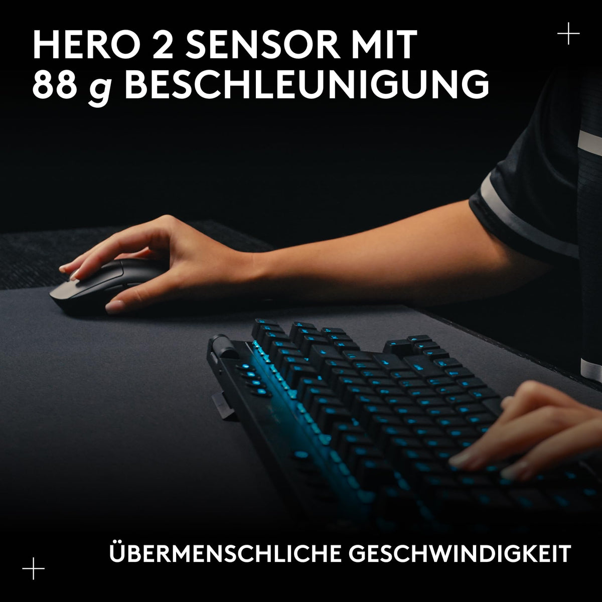 Logitech G PRO 2 Lightspeed mouse de gaming fără fir - 910-007309