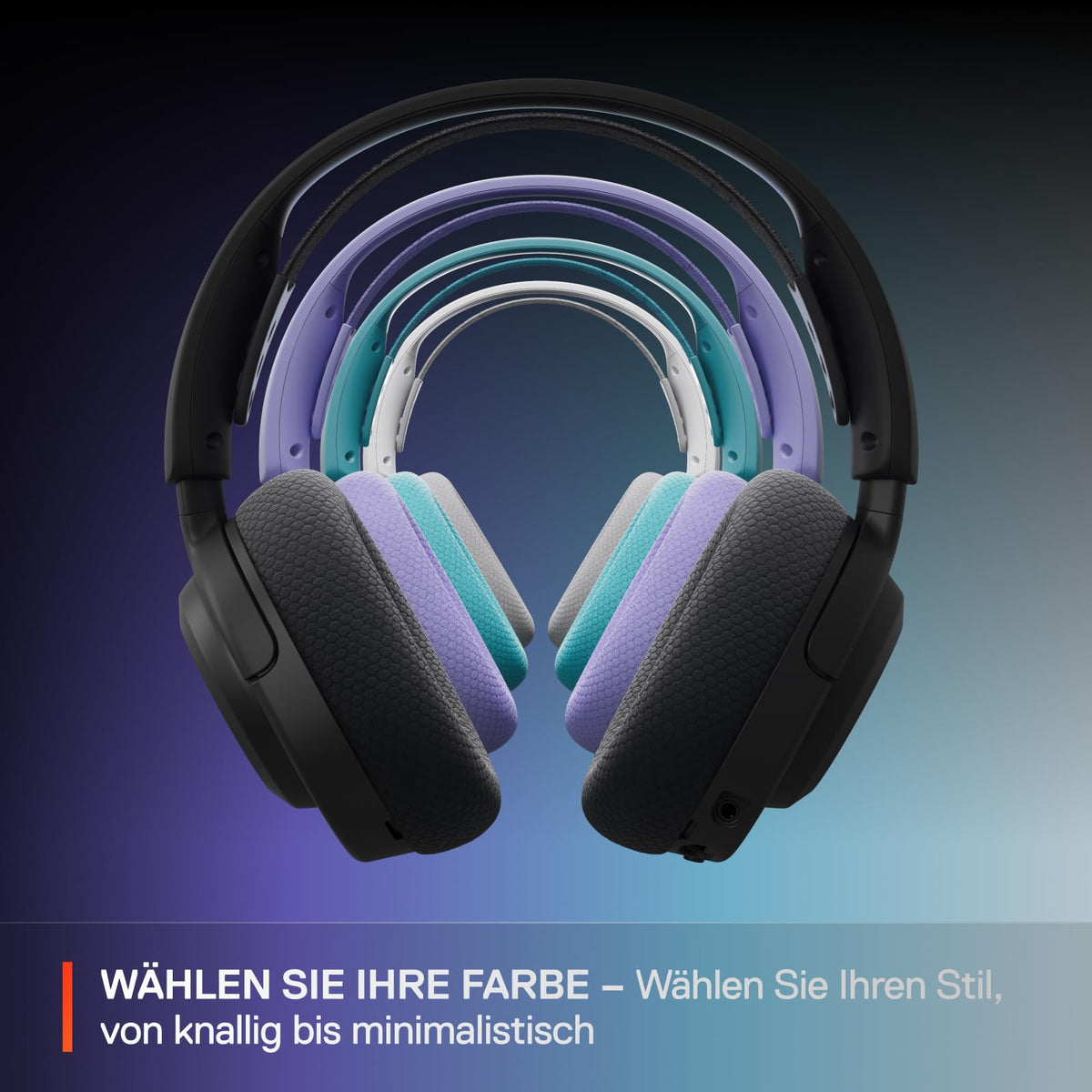 SteelSeries Arctis Nova 3X Wireless Gaming Headset – App Control – 40 Hours Battery Life – Neodymium Magnet Drivers – 2.4 GHz/Bluetooth – Detachable Microphone – Xbox, PS5, PC, Switch, Mobile Devices Aqua - 61691