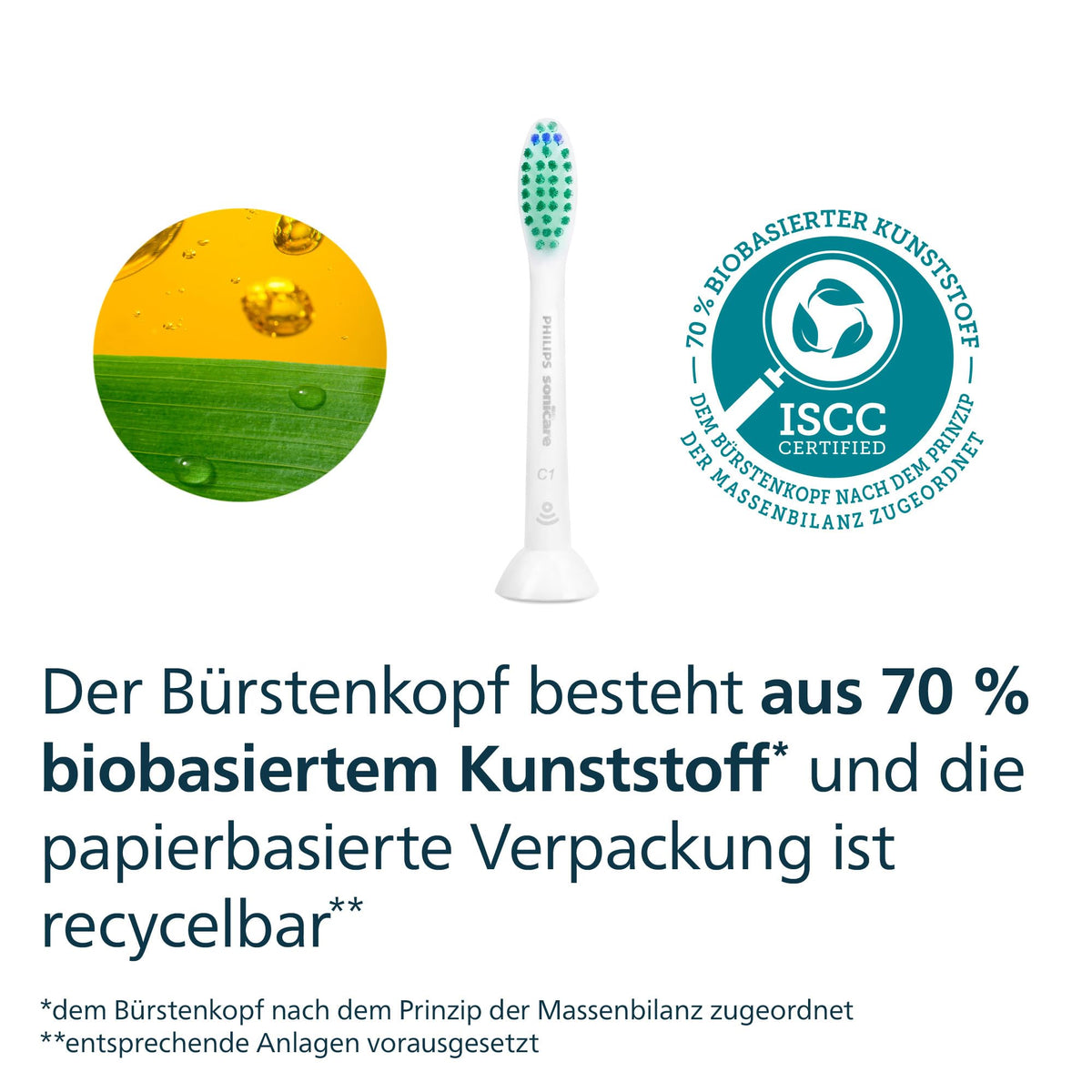 Philips Sonicare C1 ProResults, capete de periuță de dinți originale de schimb, alb, pachet de 4, HX6014/87
