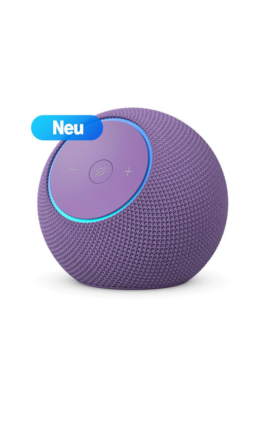 Certified and refurbished Amazon Echo Dot Max (latest generation), Alexa speaker with room-filling sound and integrated smart home hub, Amethyst - MA49CA