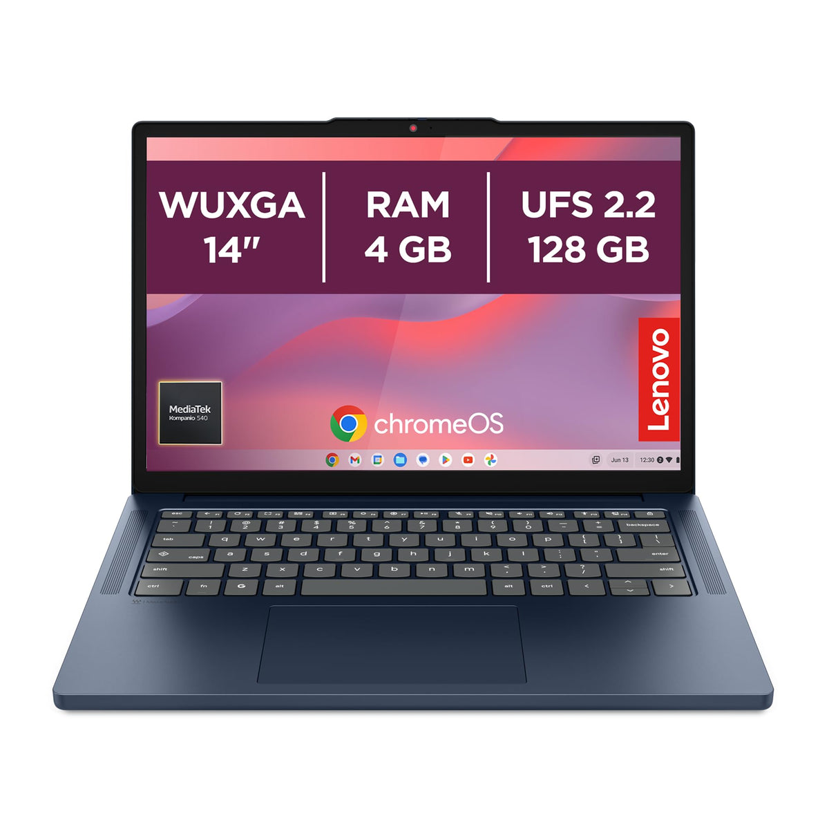 Lenovo Chromebook | Laptop | MediaTek | 4GB RAM | 128GB SSD | Without power supply - 83SX0018GE