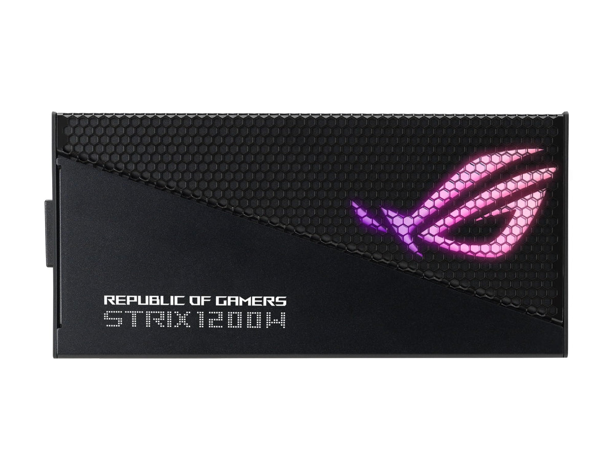 ASUS ROG Strix 1200 W Gold Aura Edition Power Supply (80+ Gold Certified, ATX 3.0, Cybenetics Lambda A+ Certified, PCIe Gen 5.0, Axial-Tech, Aura Sync Fan) - 90YE00P0-B0NA00