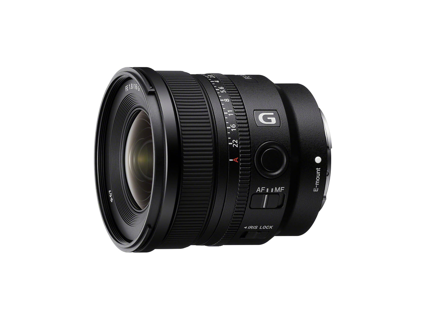 Sony SEL16F18G - 16mm F1.8 ultra wide angle fixed focal length for full format & APS-C (fast, E-mount, G series, ideal for landscape & astro, compatible with A7 series, ZV-E10, A6400, A6700) - SEL16F18GB.SYX