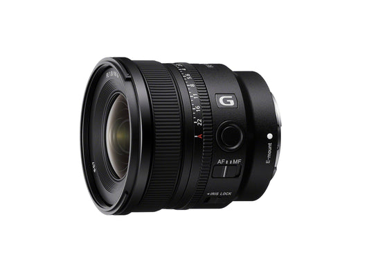 Sony SEL16F18G - 16mm F1.8 ultra wide angle fixed focal length for full format & APS-C (fast, E-mount, G series, ideal for landscape & astro, compatible with A7 series, ZV-E10, A6400, A6700) - SEL16F18GB.SYX