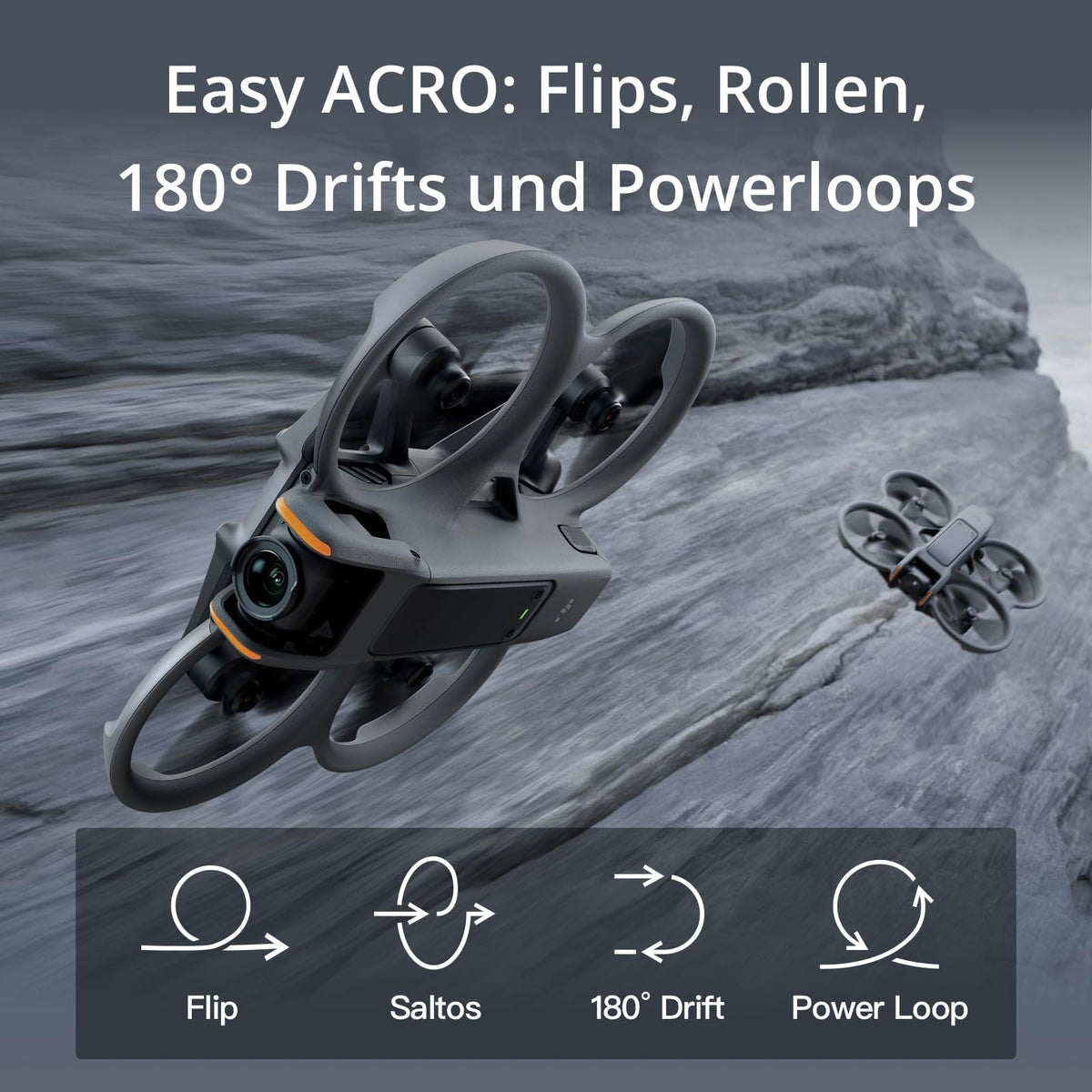 DJI Avata 2 Fly Smart Combo (un acumulator), dron FPV cu cameră 4K - WA5232