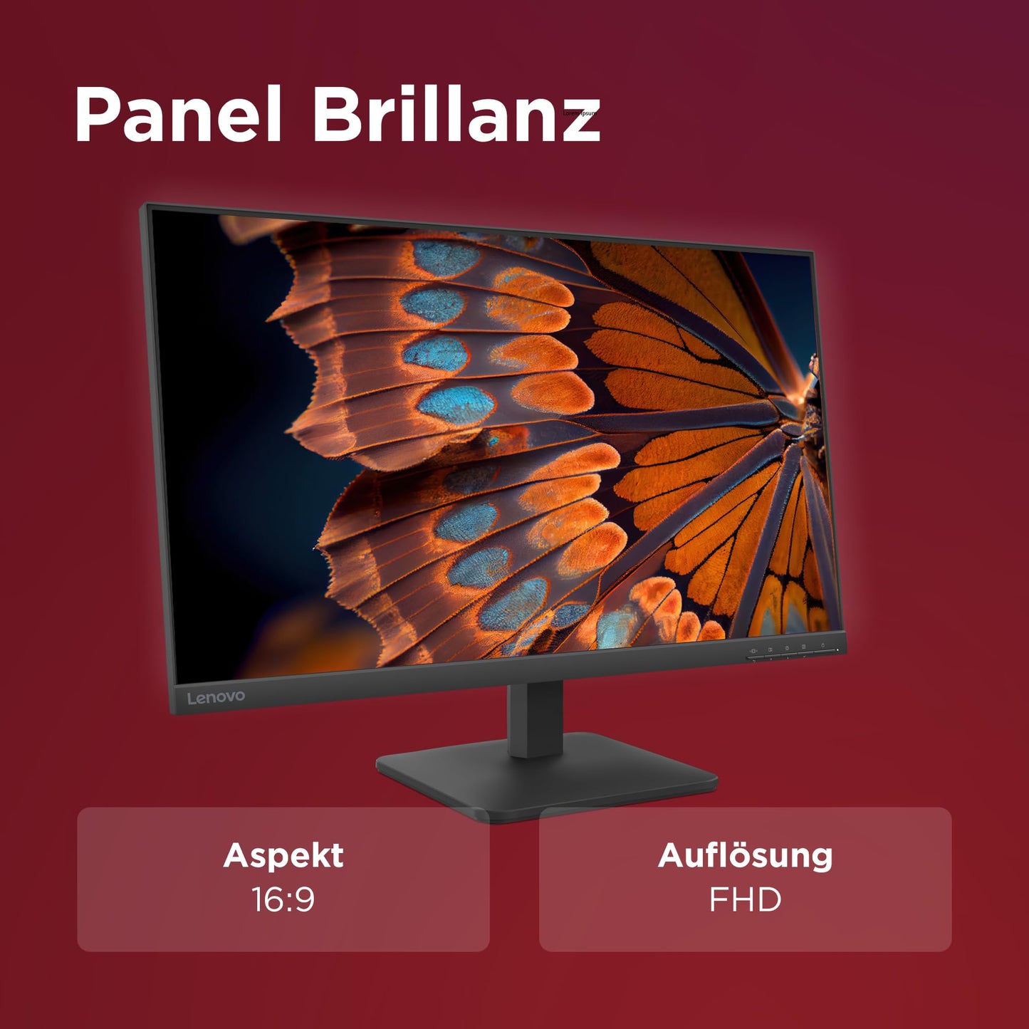 Lenovo L27-41 | Monitor | 27'' Full HD | 100Hz | IPS | HDMI 1.4 | VGA - 67DBKAC1EU
