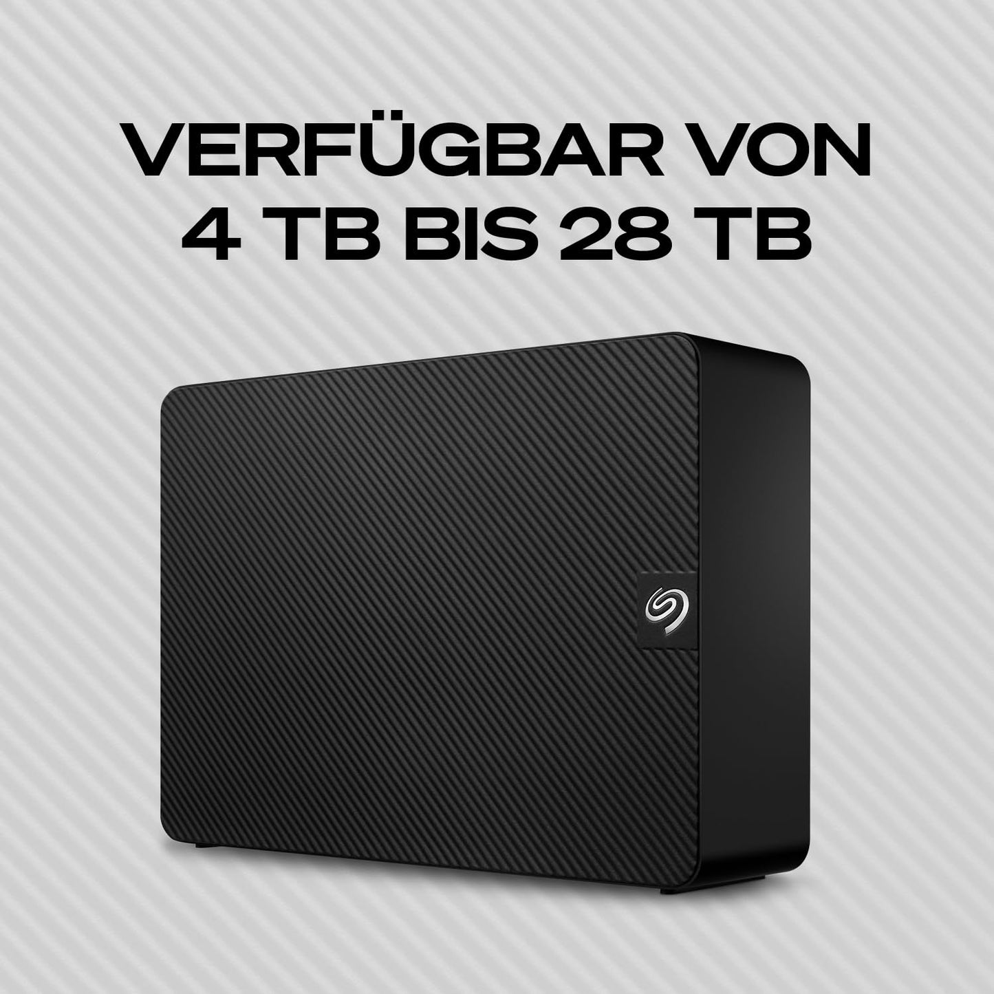 Seagate Expansion Desktop 28TB External Hard Drive, 3.5 Inch, USB 3.0, PC & Notebook, incl. Data Rescue Service (STKP28000400)