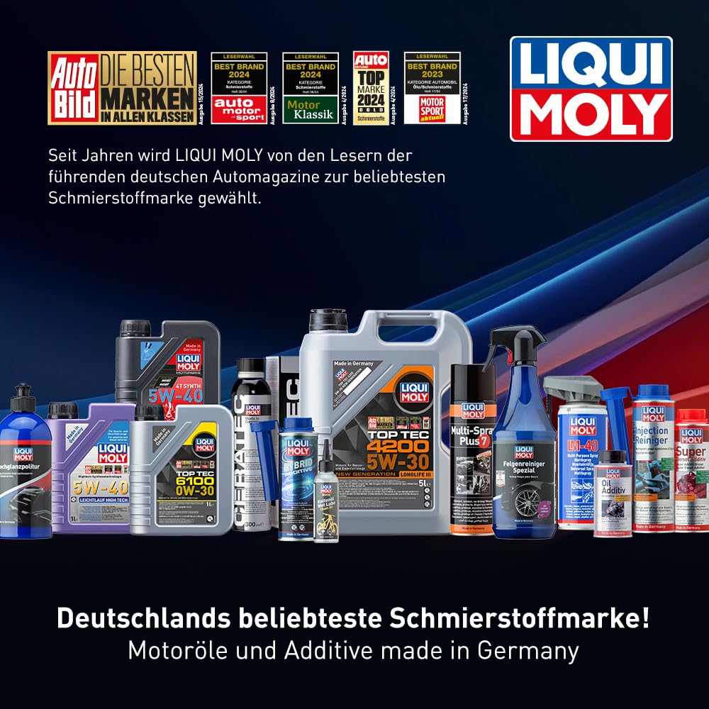 LIQUI MOLY Top Tec 4200 5W-30 New Generation | 5L | Synthesis technology engine oil | Item no.: 3707