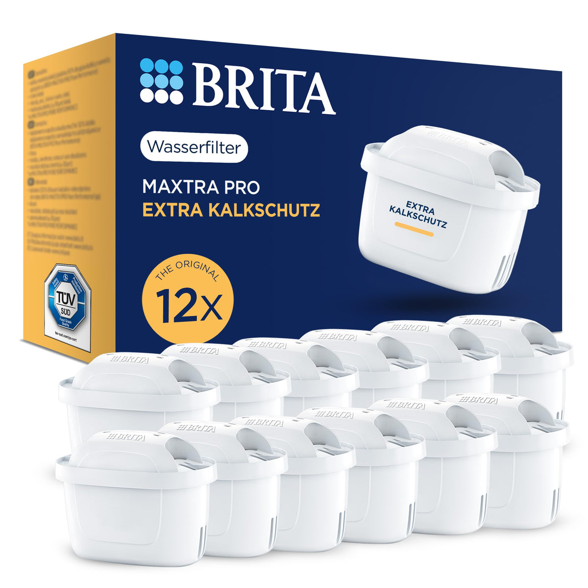Cartușe filtrante BRITA MAXTRA PRO Extra Protecție împotriva calcarului - pachet de 12 - brita-maxtra-prolime