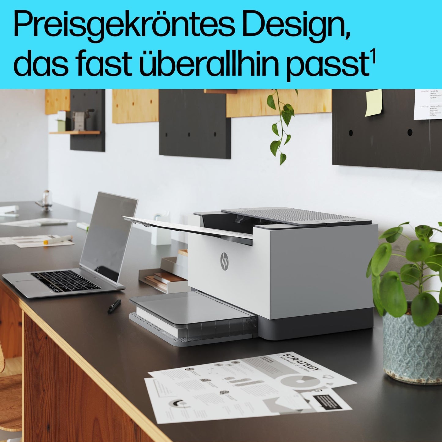 HP LaserJet M209d laser printer black and white, automatic. Double-sided printing, USB, LED control panel, output tray for 100 sheets, auto-on/auto-off, smart app - 8J9L0F#B19