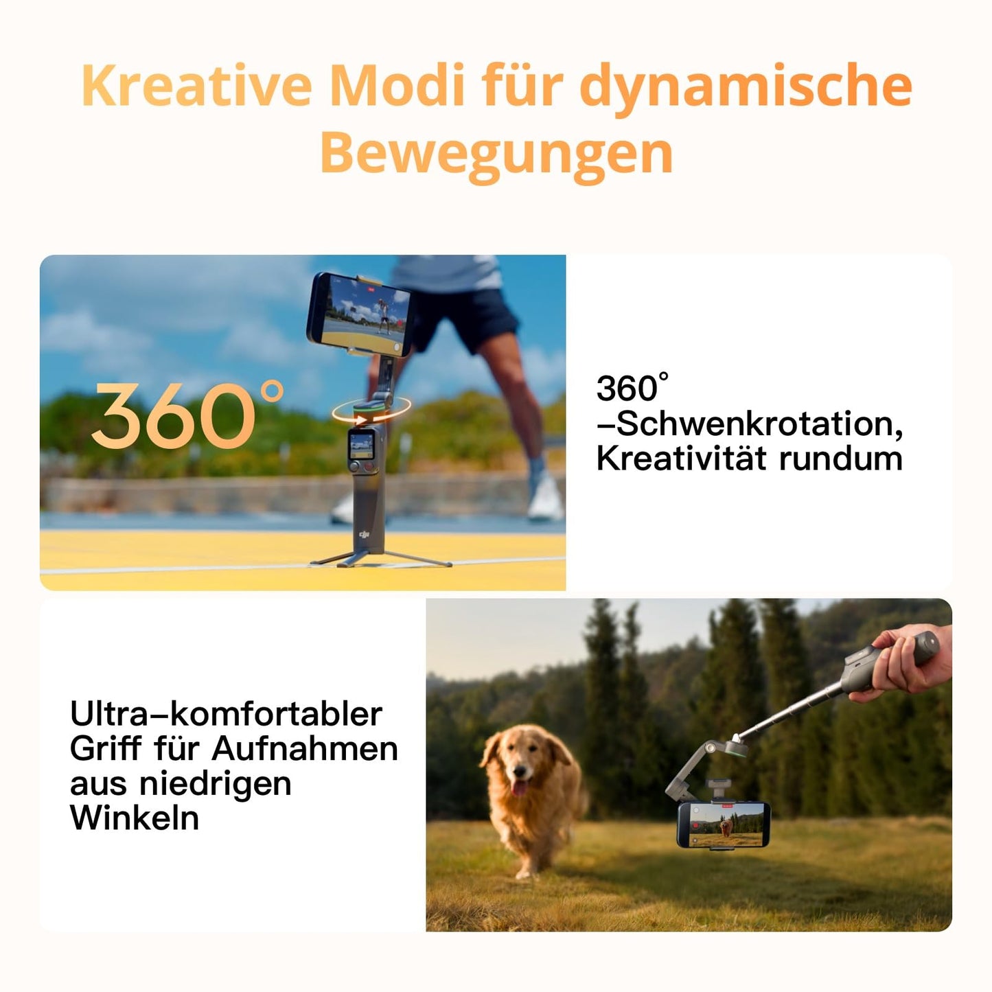Osmo Mobile 8P Gimbal Stabilizer for iPhone & Android, Remote Control - 6937224142947