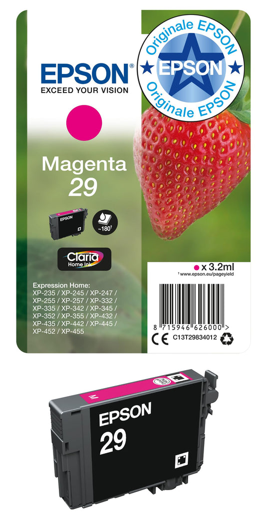 Epson 29 Strawberry Magenta Ink Cartridge (T2983)