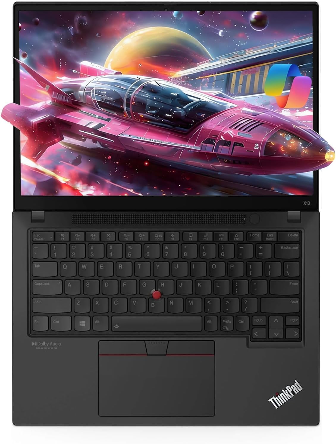 Lenovo ThinkPad X13 Gen 1 Laptop de afaceri, notebook FHD de 13,3 inch, Intel Core i7-10510U, 8GB RAM, 512GB SSD, tastatură US QWERTY, Windows 11 Pro (reînnoit)