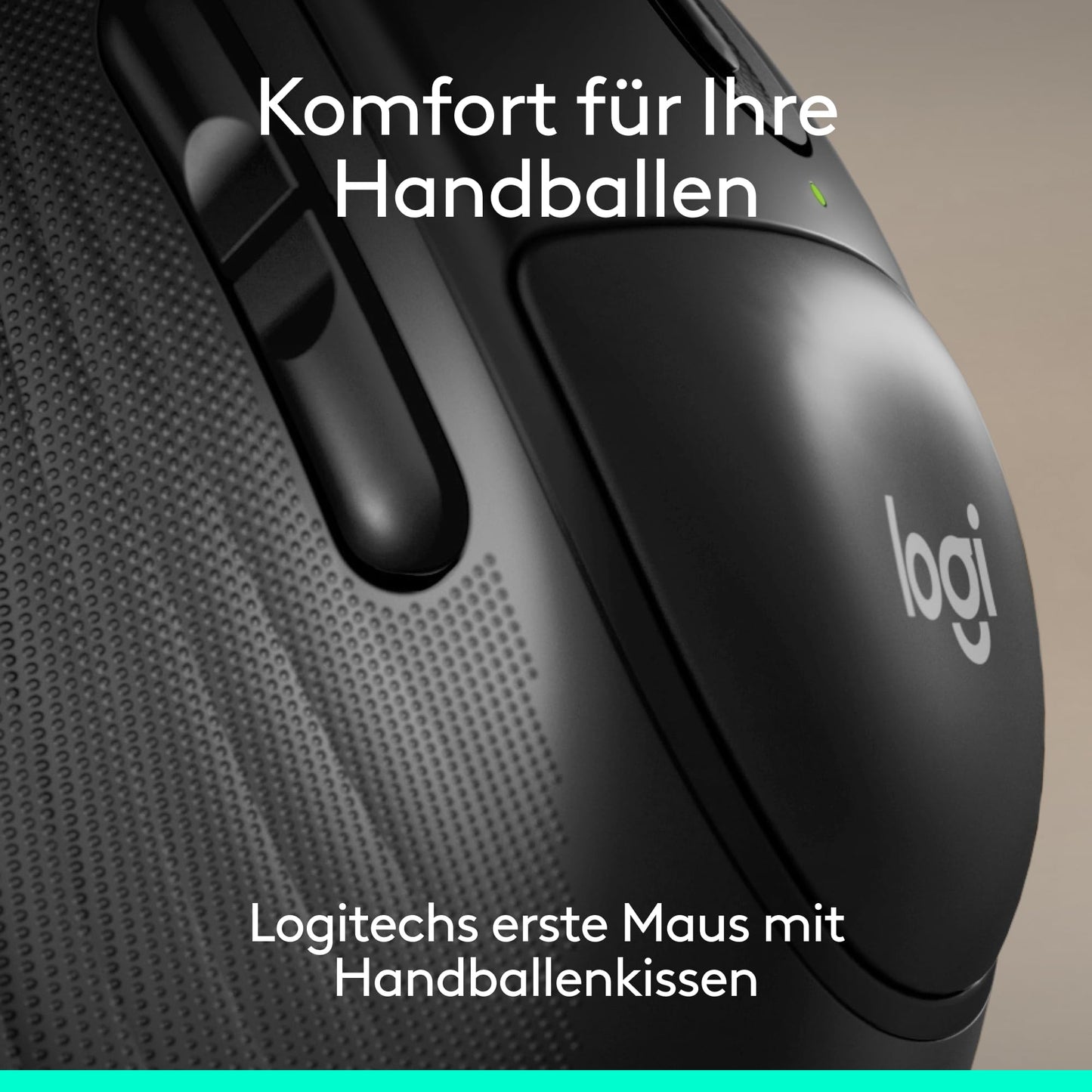 Logitech Signature Comfort Plus M850 L Wireless Mouse, Bluetooth Mouse with Palm Cushion, Silent Clicks, 24 Month Battery, Customizable Buttons, Windows, Mac, iPad - Black - 910-007807