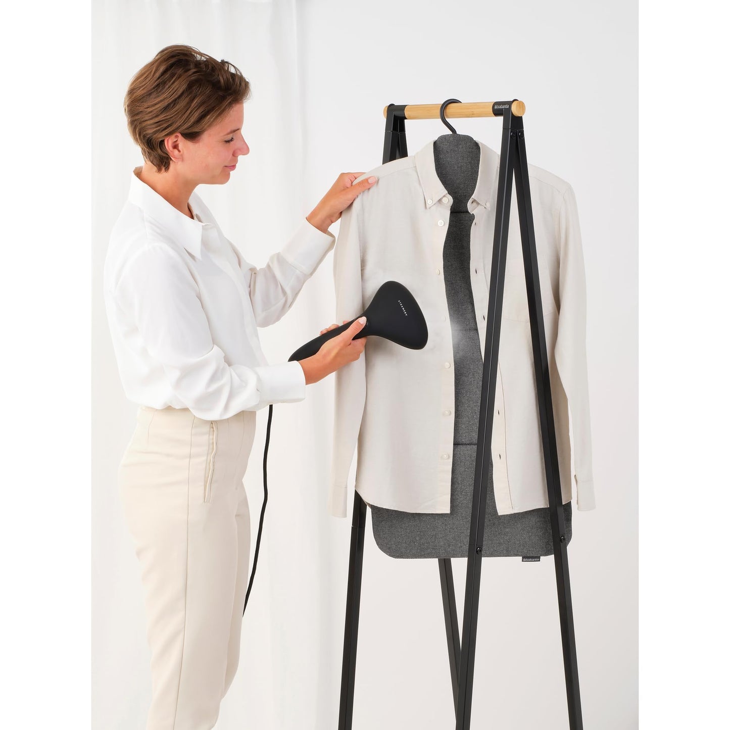 Brabantia - Foldable steam board heatproof surface Black