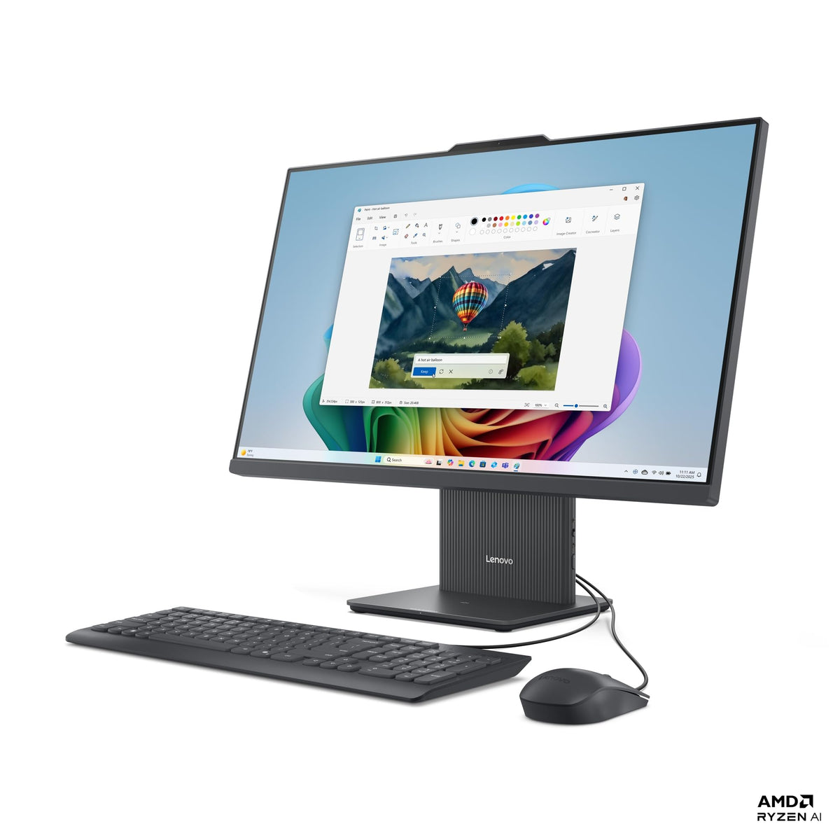 Lenovo IdeaCentre All-In-One | 27" FHD Display | Ryzen AI 5 | 16GB | 1TB - F0JD0025GE