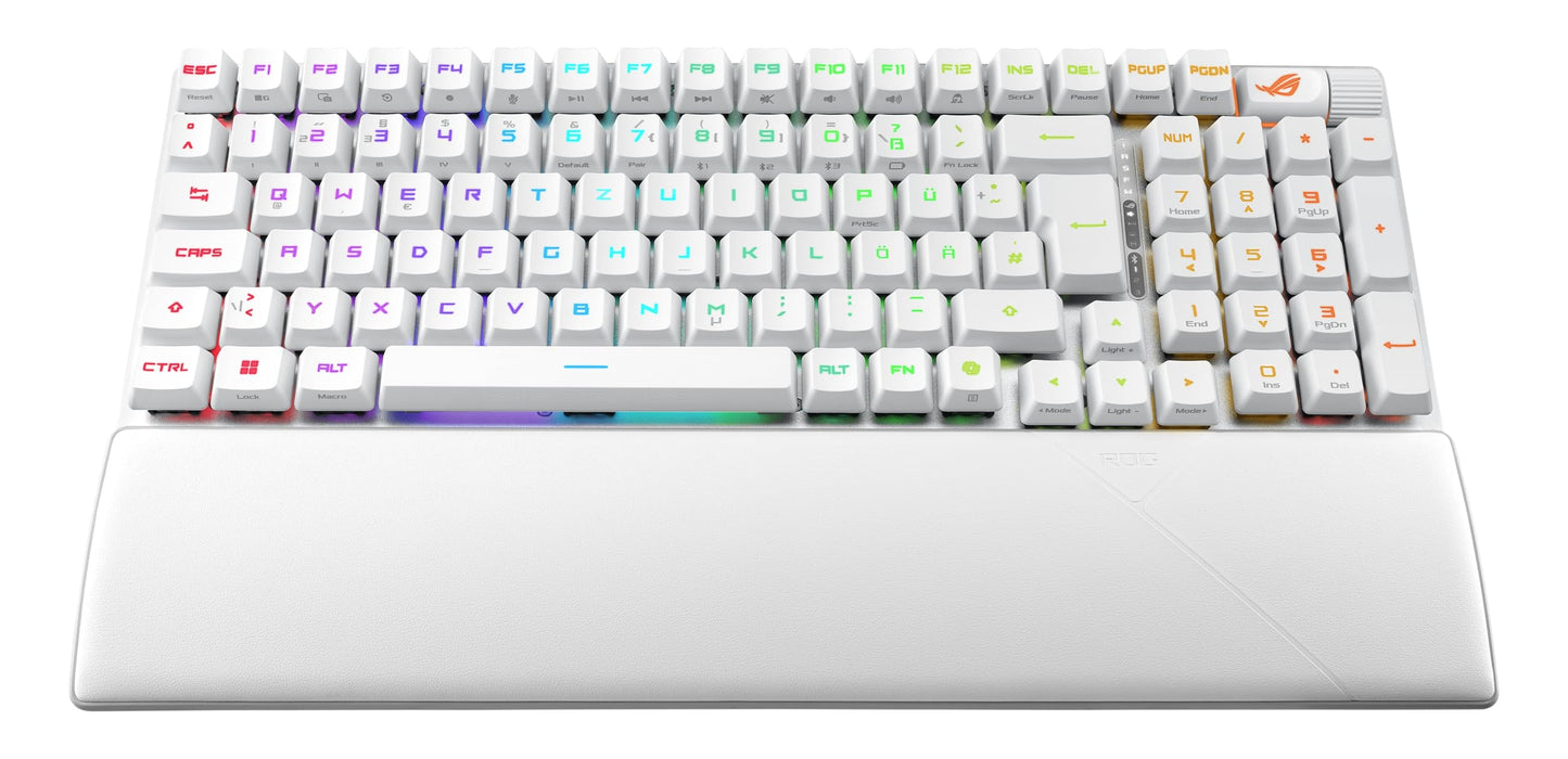 ASUS ROG Strix Scope II 96 Wireless White Mechanical Gaming - 90MP037A-BKDA30