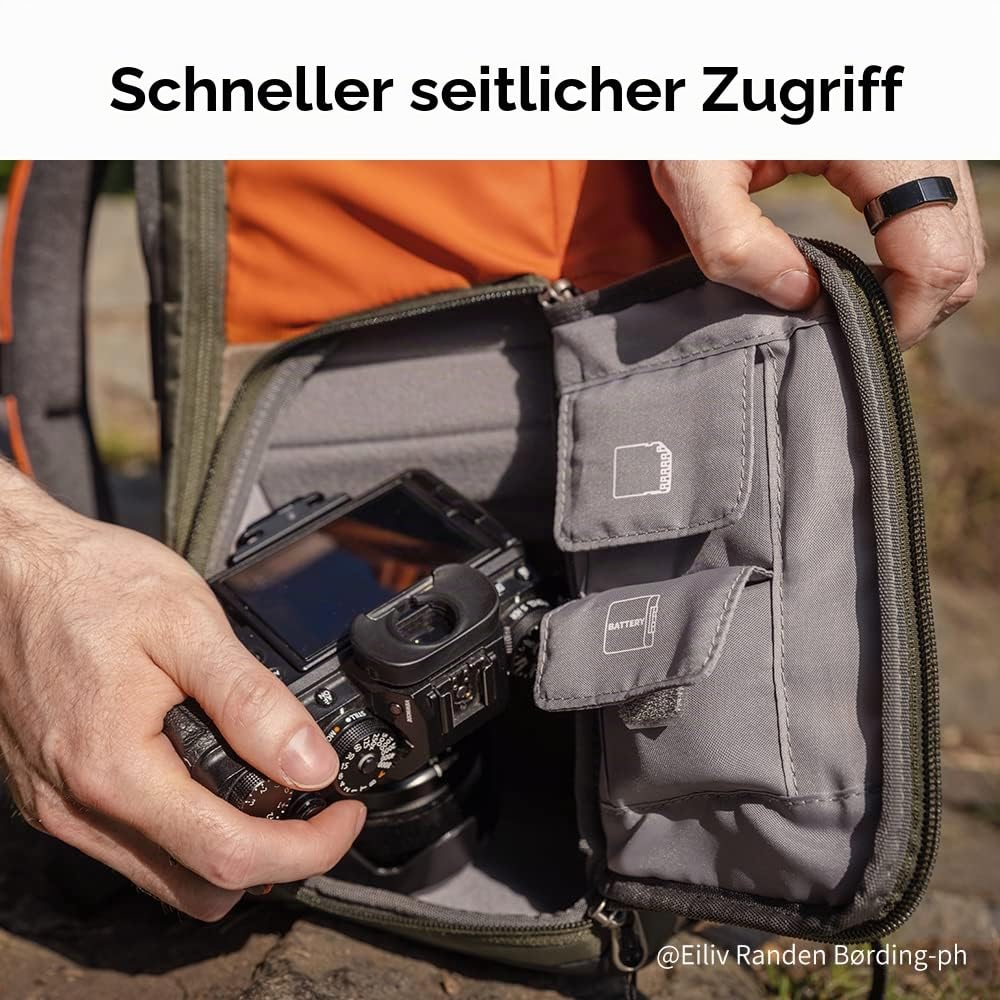 Rucsac foto K&F CONCEPT 20L, rucsac mare pentru laptop de 15,6 inch - KF13.087AV1