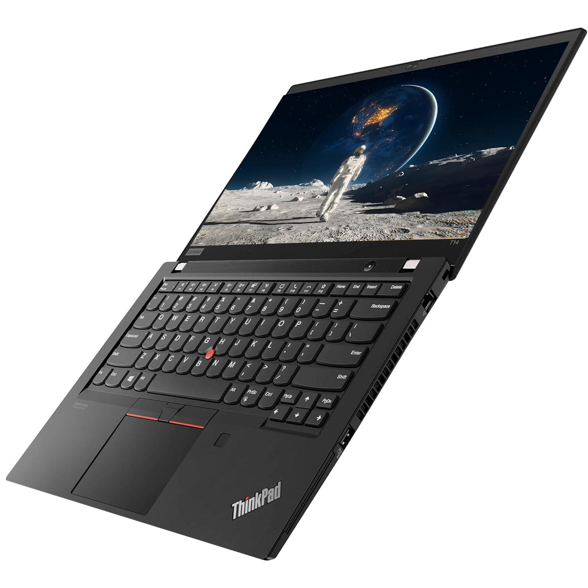 Lenovo Thinkpad T14 Gen 1 Notebook de afaceri, display FHD de 35,6 cm (14 inch), Intel Core i5-10310U, 16 GB RAM, 512 GB SSD, tastatură QWERTY americană, Windows 11 Pro (recondiționat)