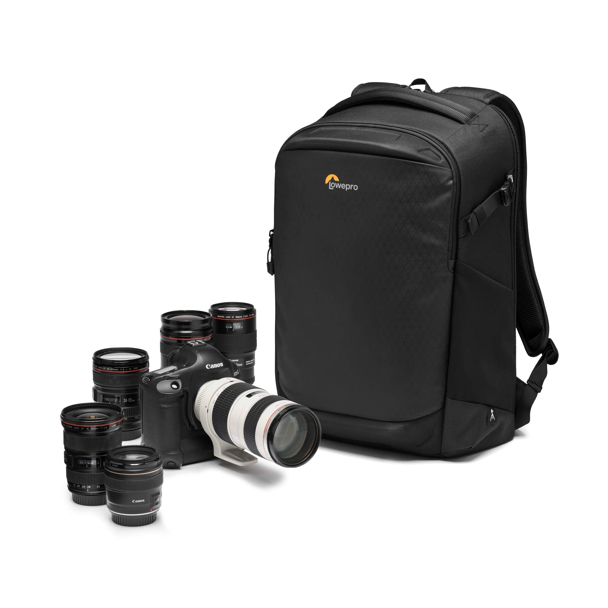 Lowepro Flipside BP 400 AW III camera backpack for mirrorless/DSLR cameras - rear and side access - adjustable compartment dividers - for mirrorless cameras such as Sony α7 - LP37352-PWW, Black