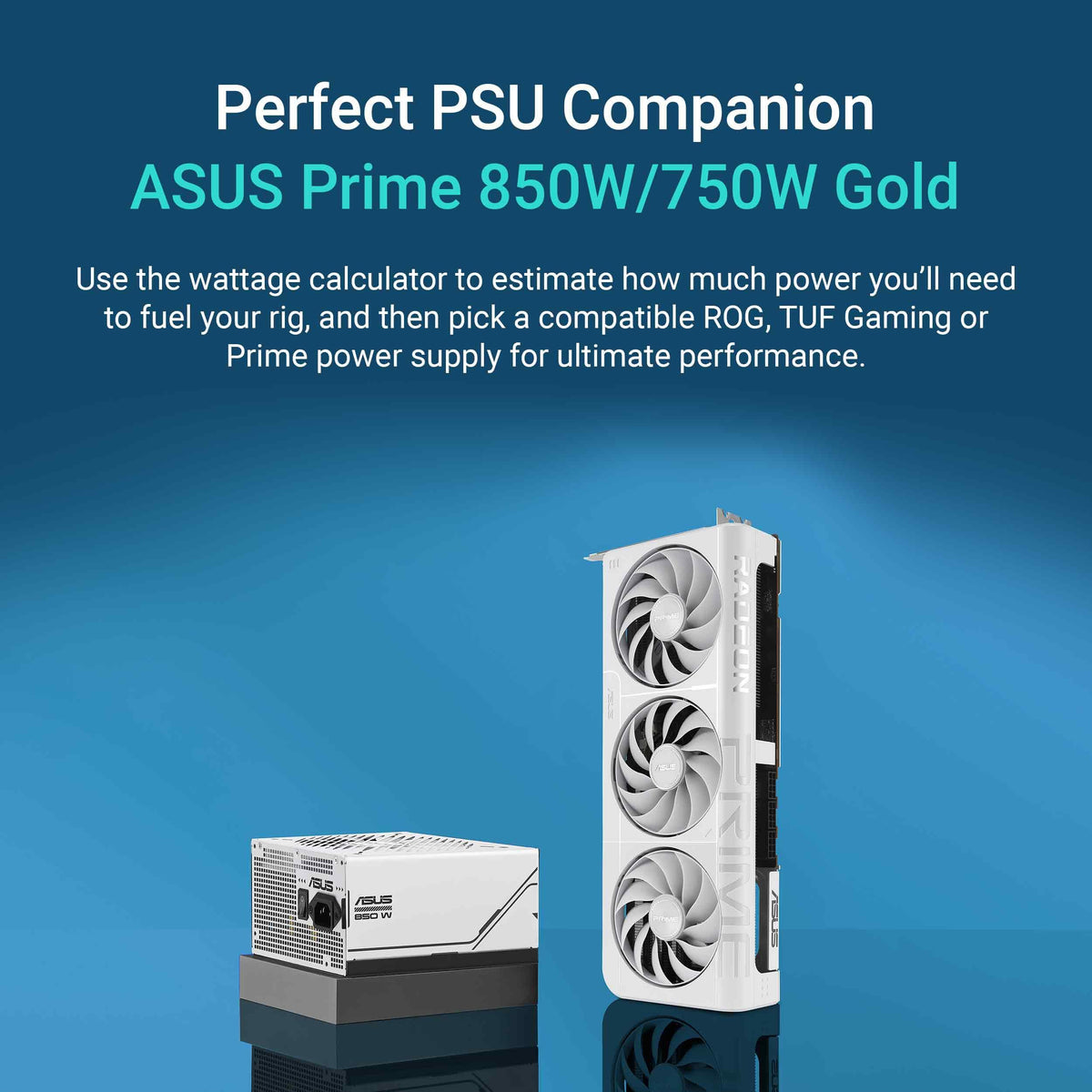 ASUS Prime Radeon RX 9070 XT White OC Edition 16GB GDDR6 Gaming Graphics Card - 90YV0L75-M0NA00