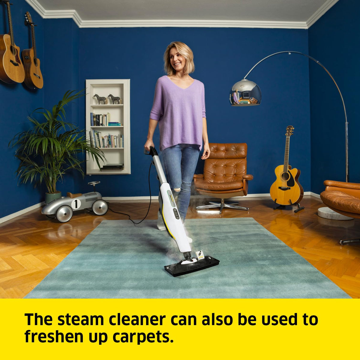 Kärcher Steam Cleaner SC 3 Upright EasyFix, Heating Time: 30 sec - 1.513-530.0