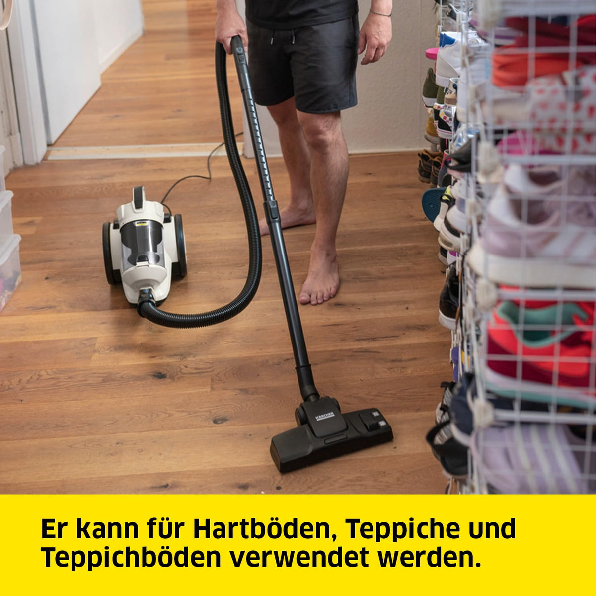 KÄRCHER Vacuum Cleaner VC 3, bagless, 700 Watt, 1.5 m suction hose - 1.198-053.0