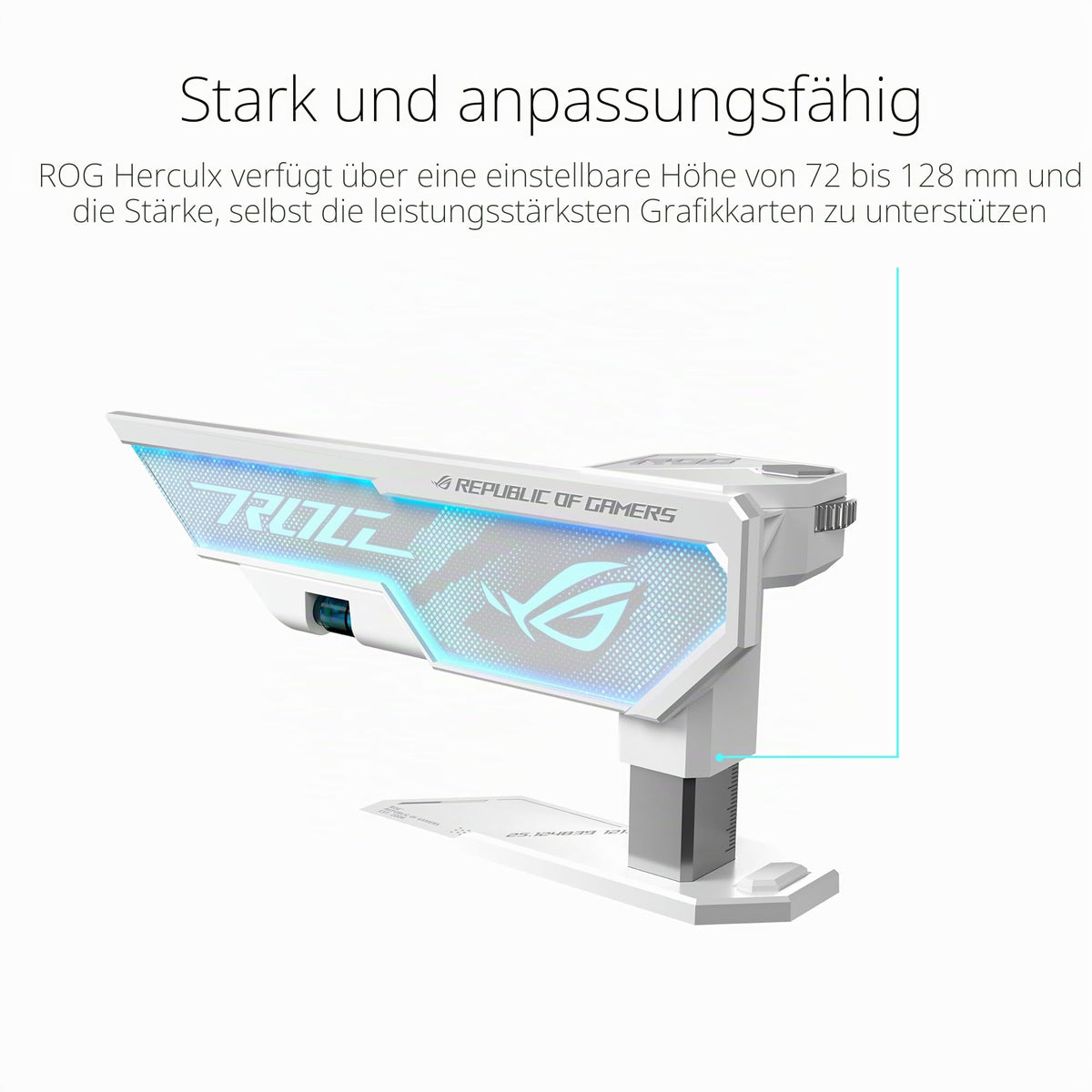 ASUS ROG Herculx graphics card holder | White - 90DA0023-B09000