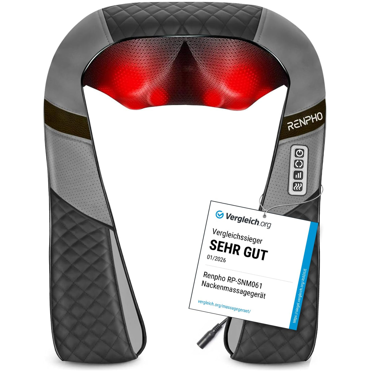RENPHO Massage Device, Neck Massager with Heat, Gifts for Women - RP-SNM061