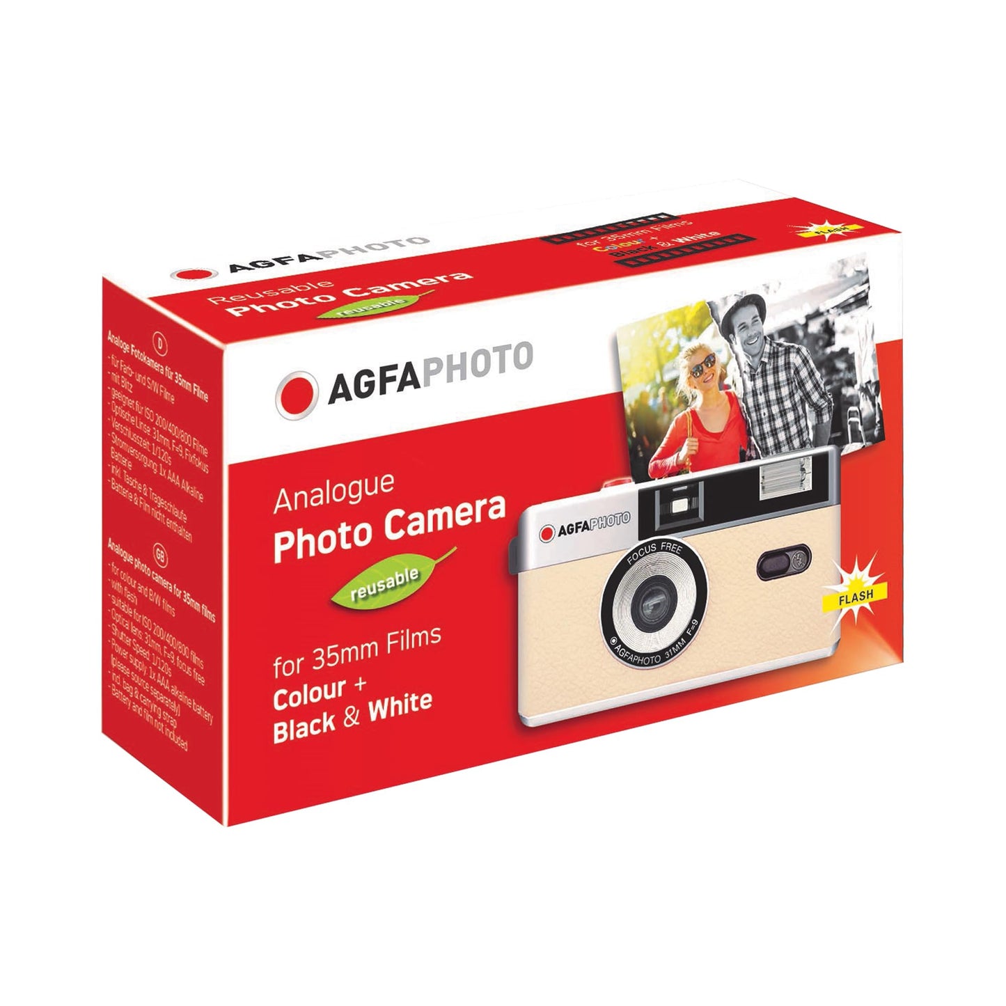 Agfa 35mm Reusable Compact Camera One Size - AG603004
