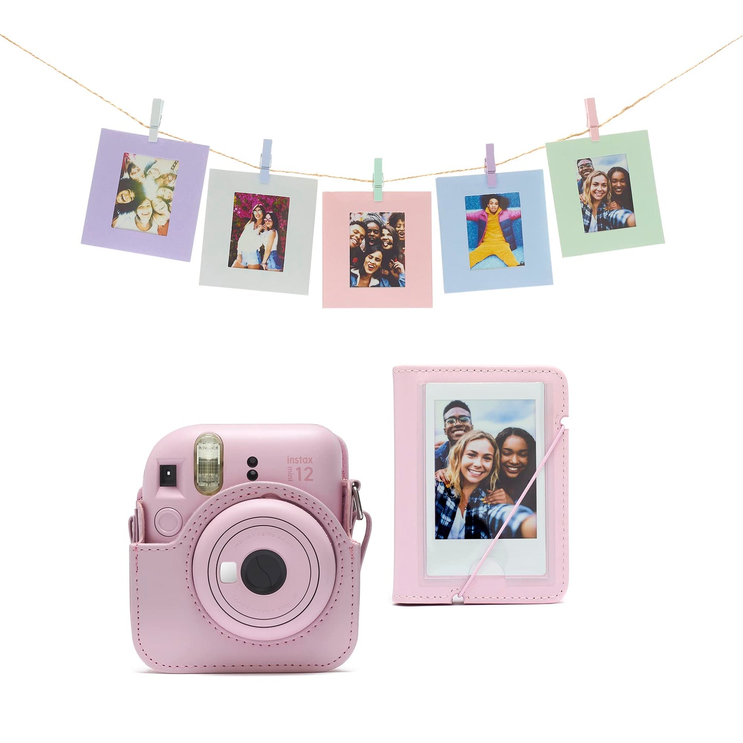 INSTAX Mini 12 Accessory Kit, Blossom Pink - mini