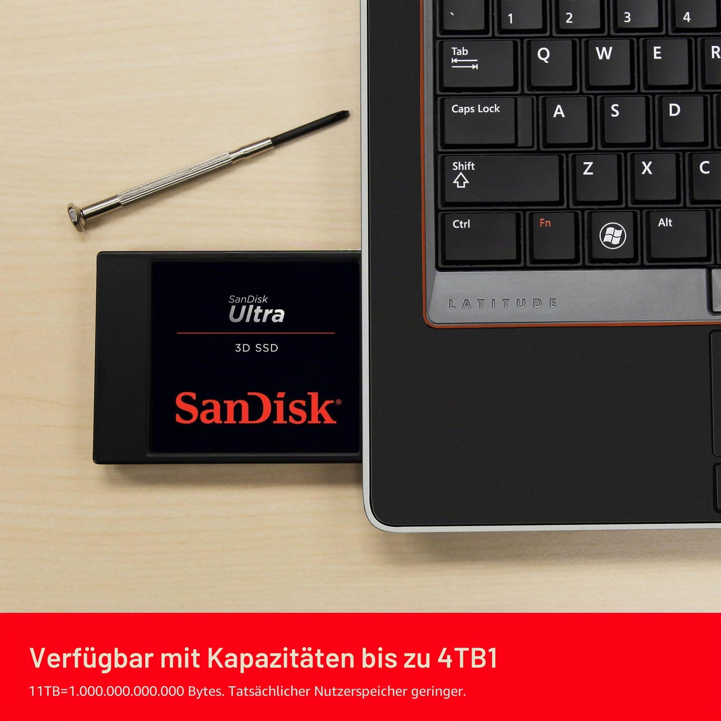 SanDisk Ultra 3D 1TB SSD Internal SSD Hard Drive (Internal 2.5 Inch, Shock Resistant, 3D NAND Technology, n-Cache 2.0 Technology, 560 MB/s Transfer Rates) Black Solid State Drive - SDSSDH3-1T00-G26