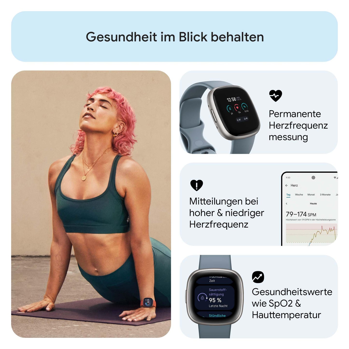 Fitbit Versa 4 (FB523SRAG)