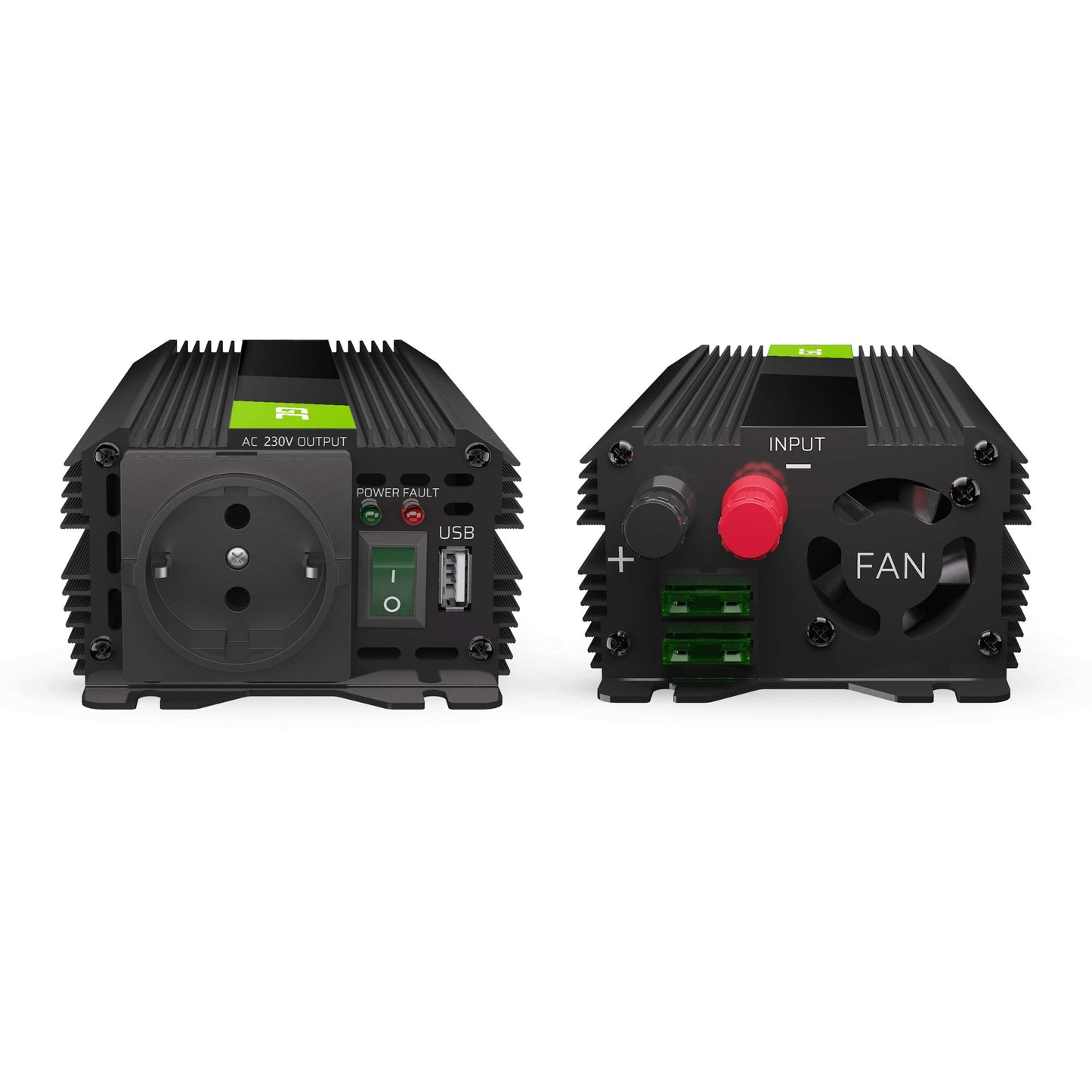 Green Cell PRO 500W/1000W 12V to 230V Sine Wave Volt Car Voltage Converter Inverter Power Solar Inverter DC AC Converter Current Converter Caravan Car Modified Sine