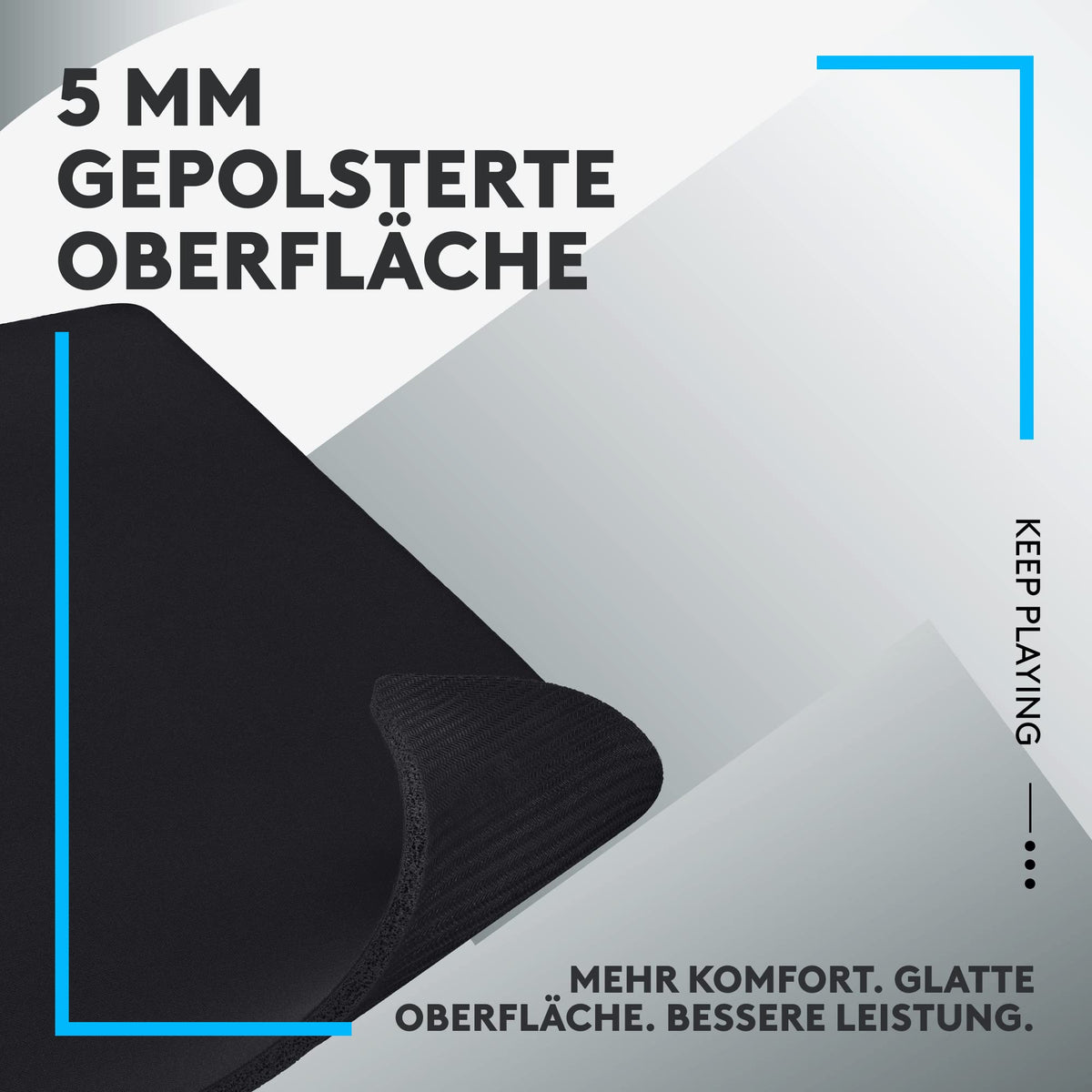 Logitech G G740 Mousepad de gaming gros de 5 mm - 01-000002926907
