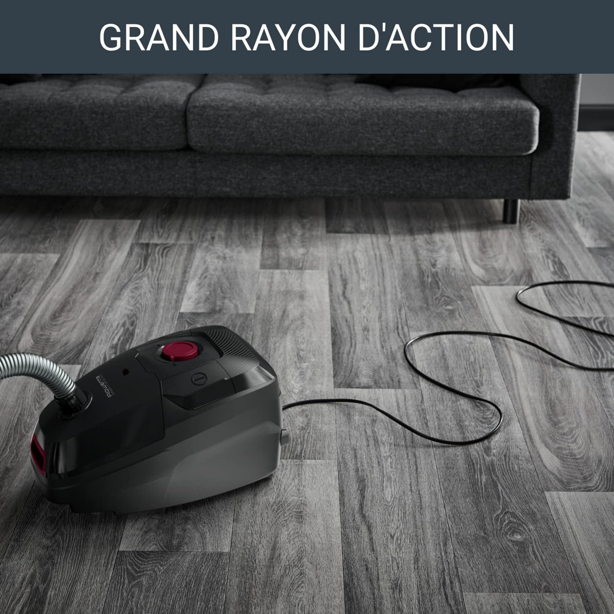 Rowenta G-Force Bagged Vacuum Cleaner, 900 Watts - RO4933