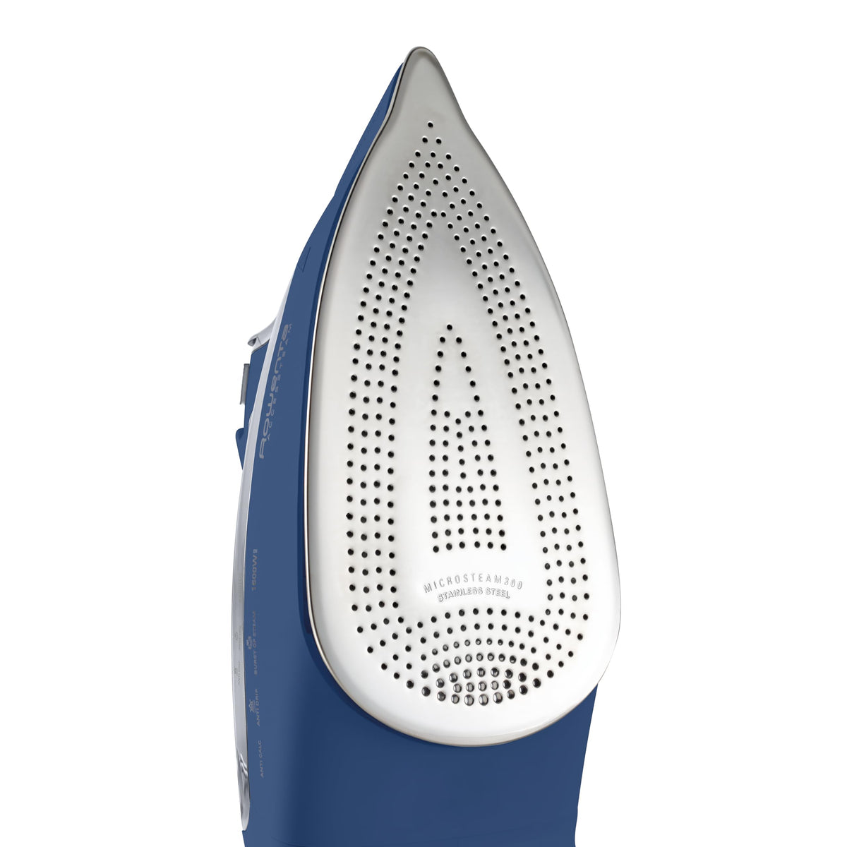 Rowenta Effective+ Fier de călcat cu aburi, 2400 Watt, eliberare continuă de aburi de 40 g/min, funcție de abur, caracteristici prietenoase cu utilizatorul, rezervor de apă transparent, Albastru/Gri, DX1636D1